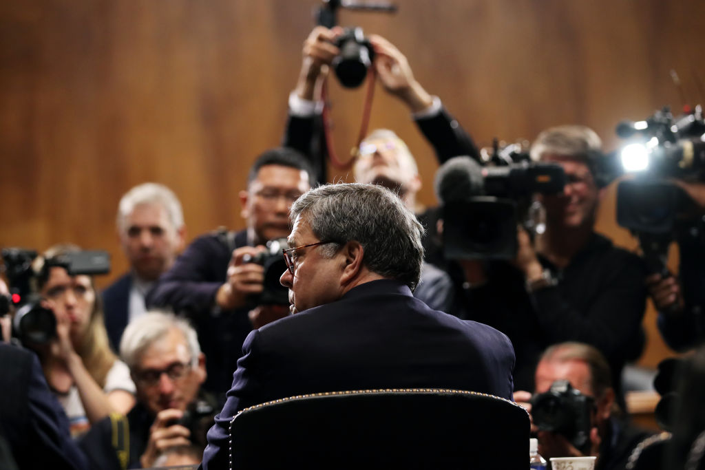 William Barr testifies to Congress about special counsel Robert Mueller's report on Russia interfering in the 2016 presidential election.