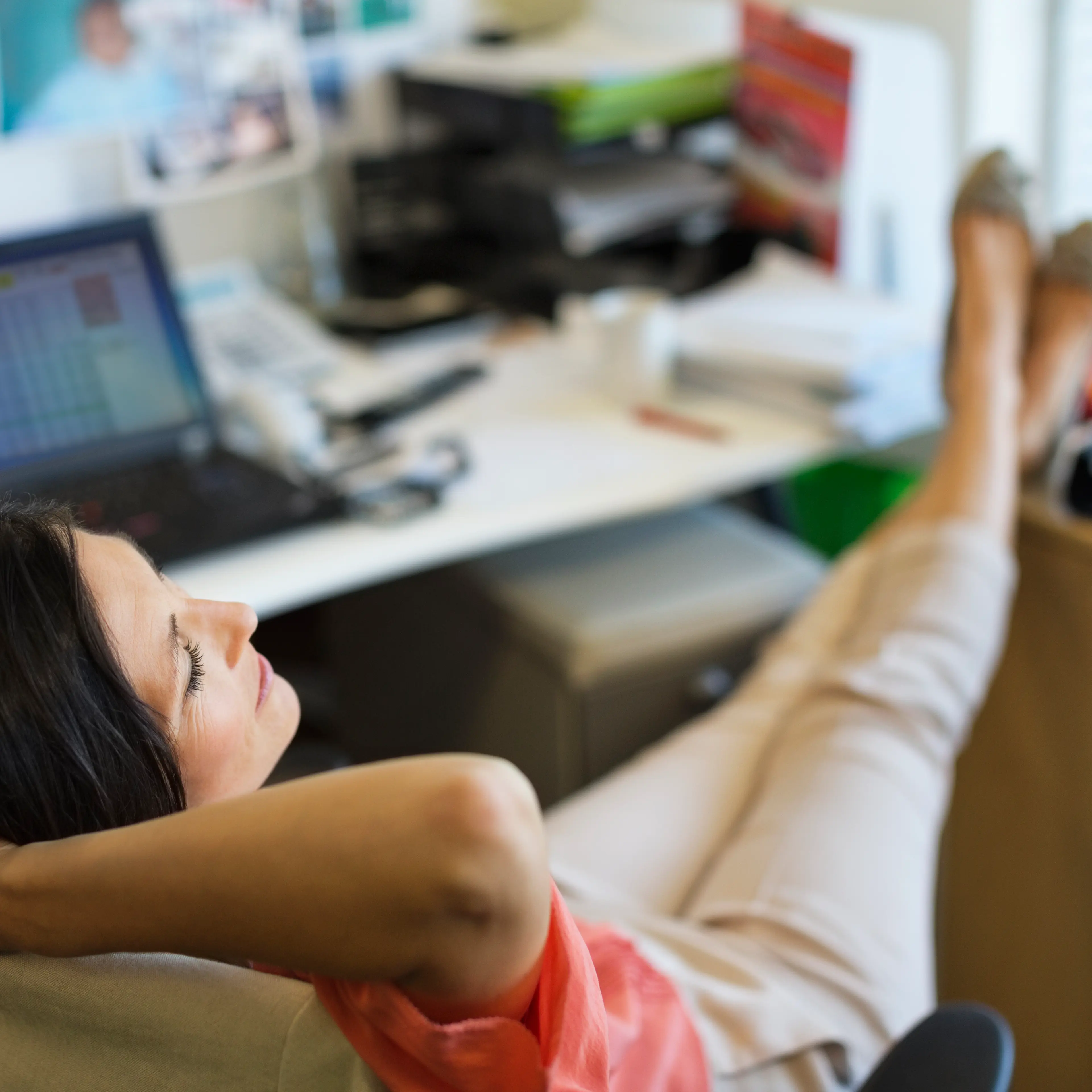 women-sitting-idly-desk