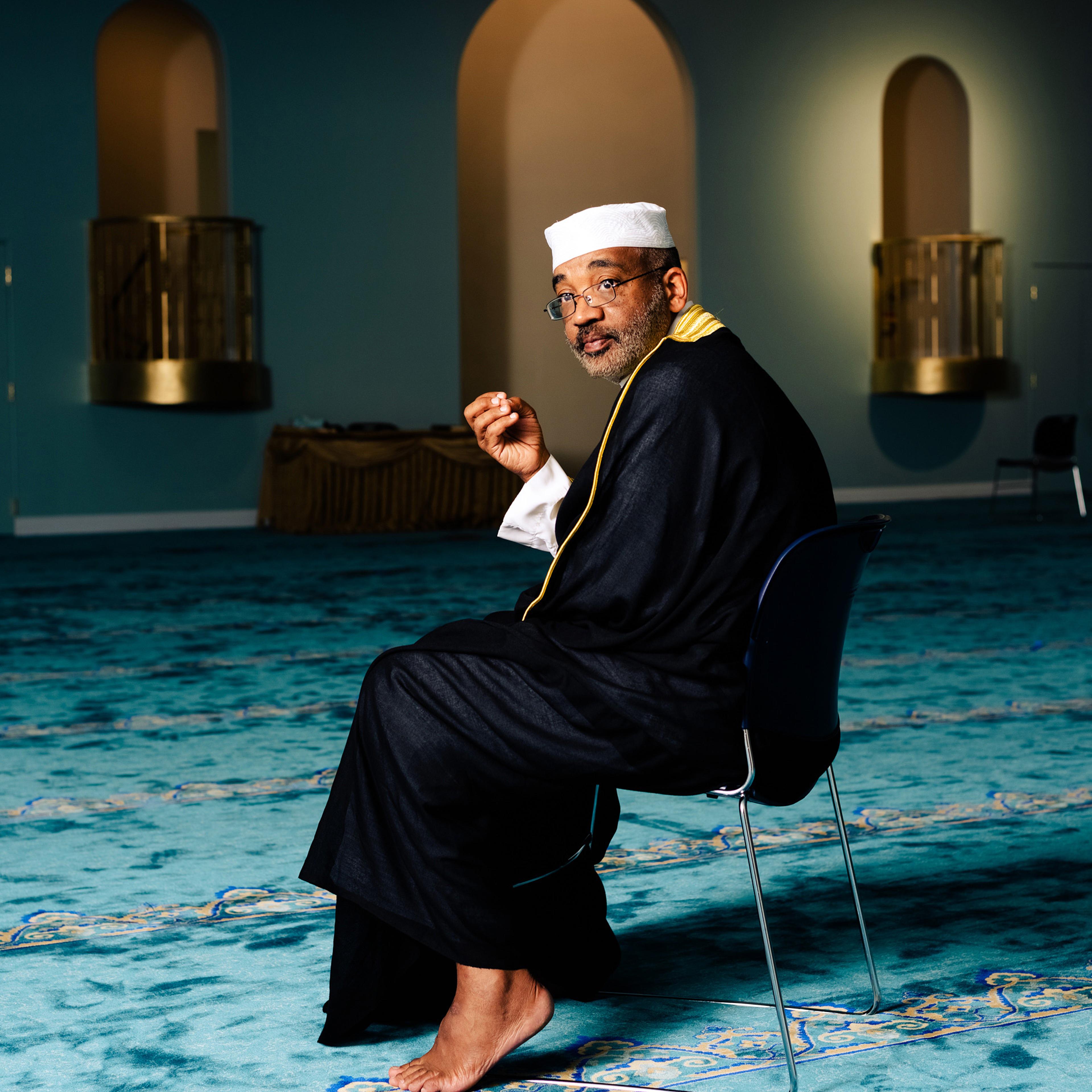 Imam Yassir Fazaga at the Memphis Islamic Center in Cordova, Tenn., on Sept. 8, 2021.