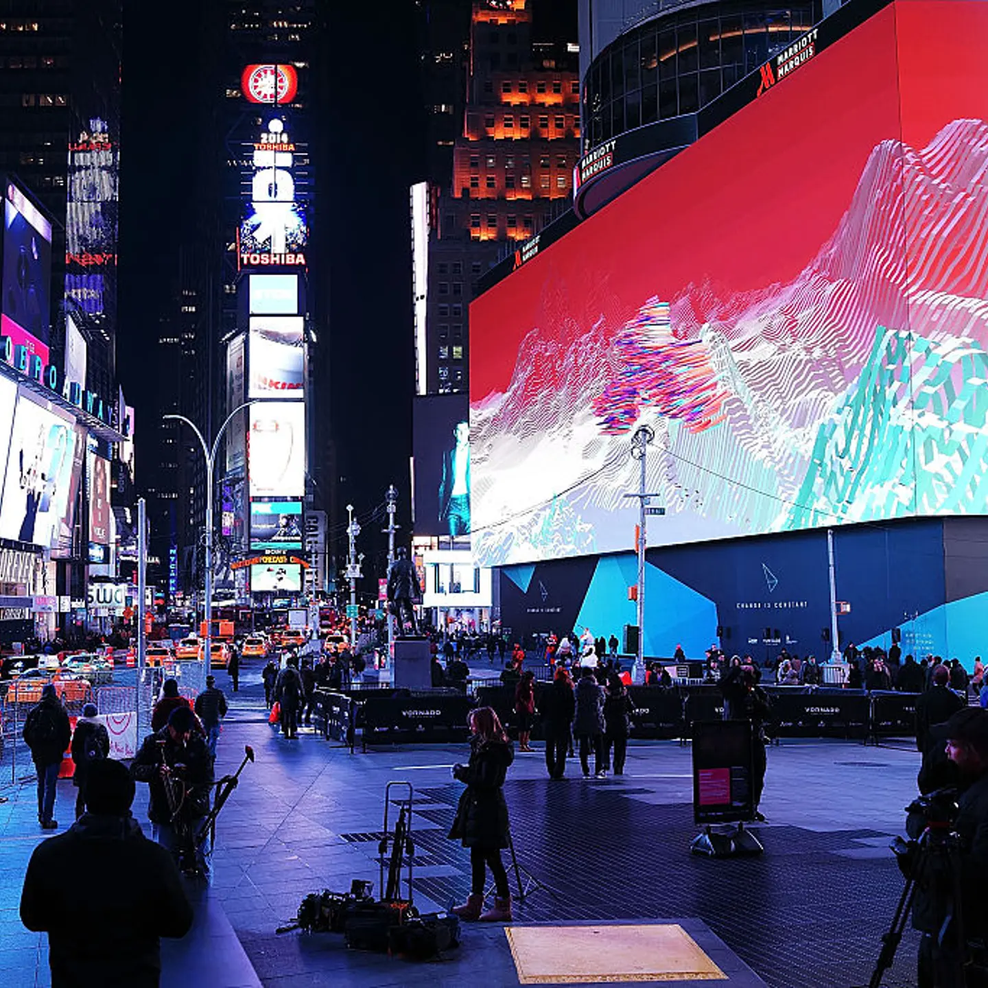 New Eight-Story Tall Digital Billboard Leased By Google In New York City's Times Square