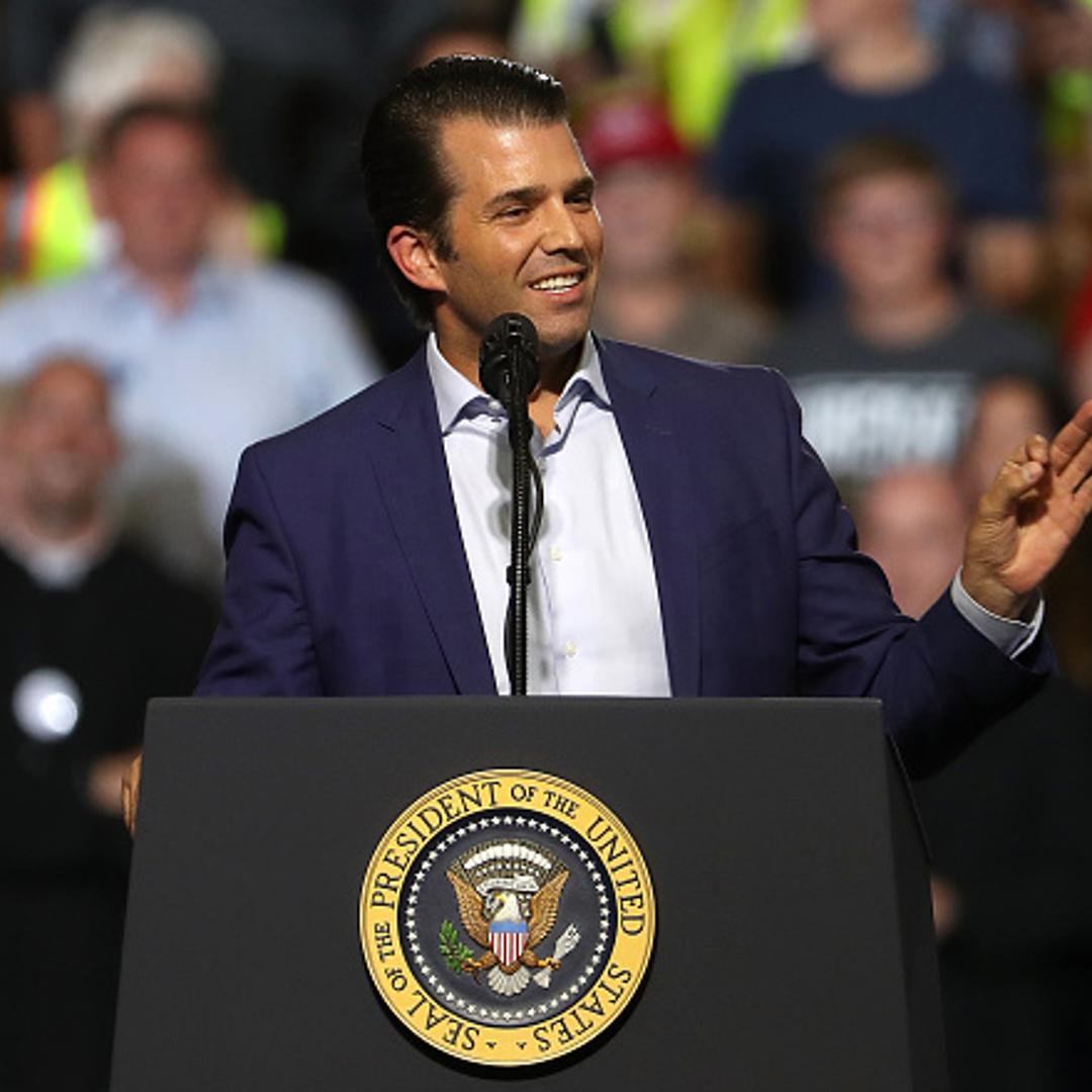Donald Trump Jr. speaks during a campaign rally on July 5, 2018
