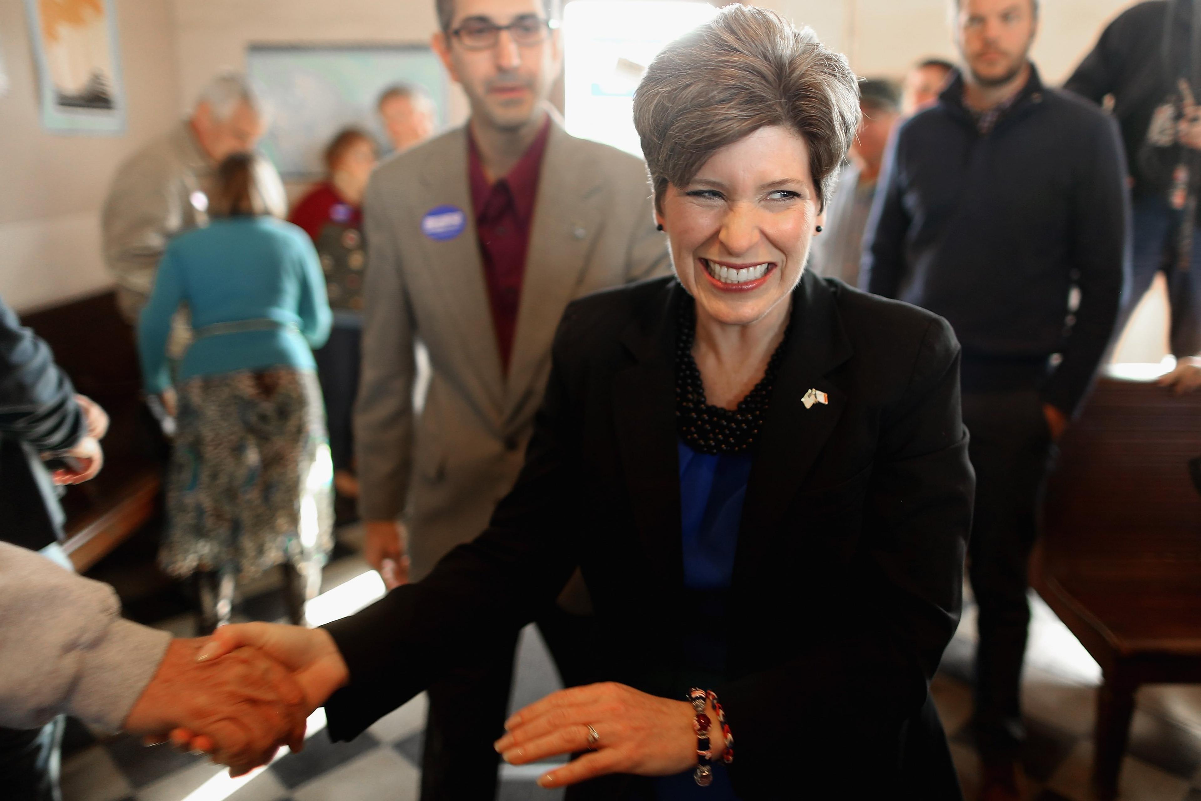 Republican Senate Candidate Jodi Ernst Campaigns Throughout Iowa