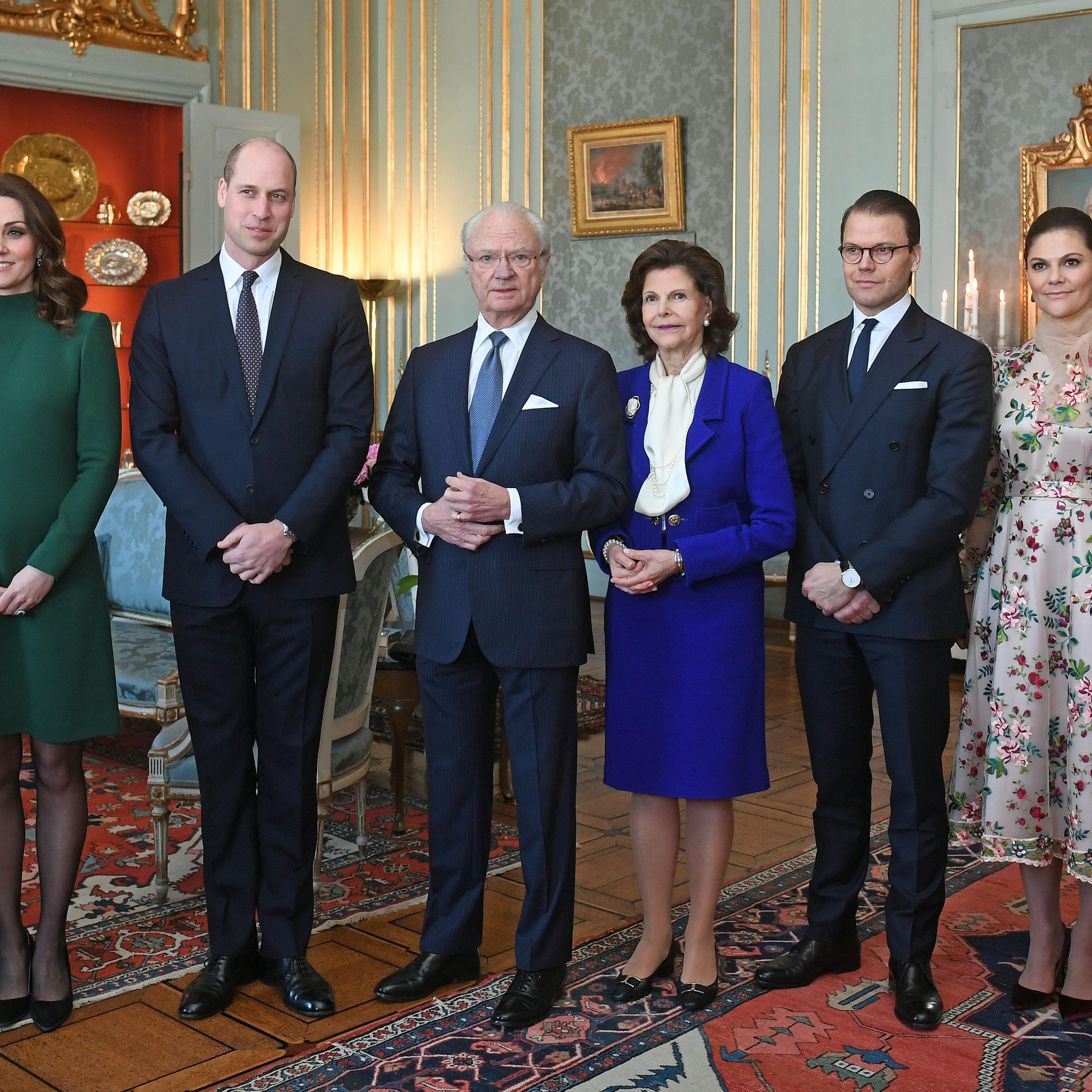 The Duke And Duchess Of Cambridge Visit Sweden And Norway - Day 1