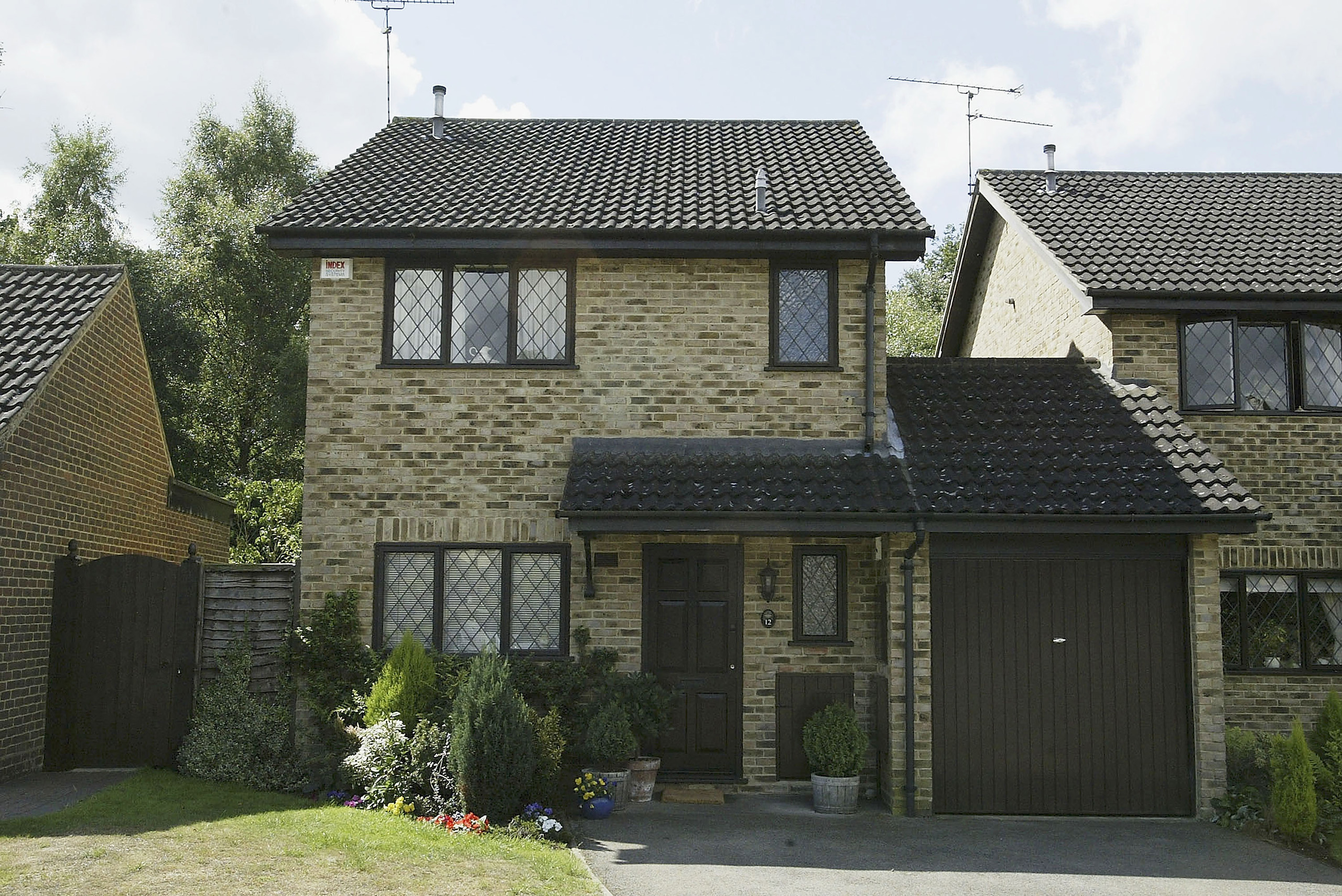 The house where Harry Potter lived in the Warner Brothers film 'Harry Potter and the Philosopher's Stone' in Bracknell, England, on July 22, 2003.