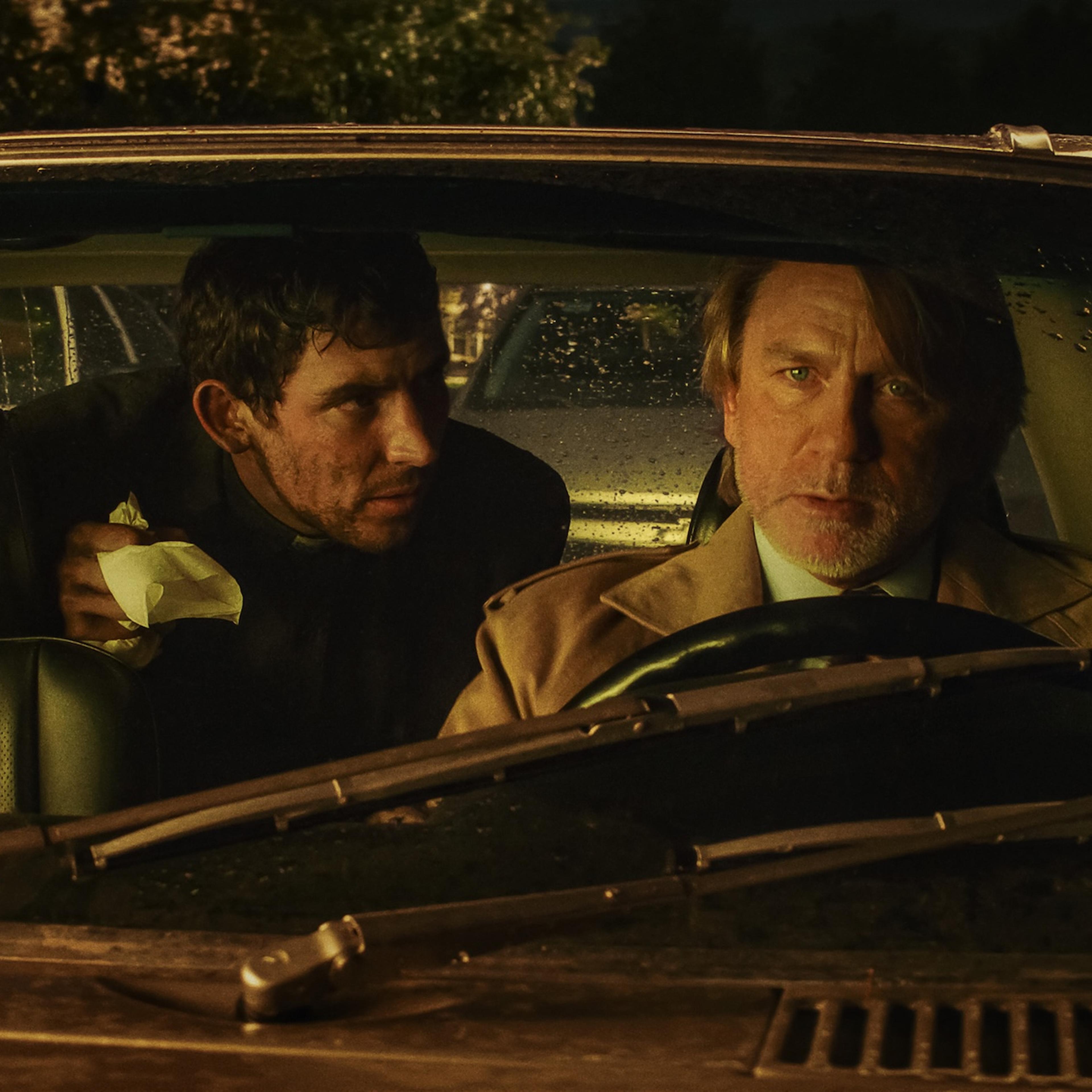 Wake Up Dead Man, (L-R) Josh O'Connor and Daniel Craig in Wake Up Dead Man. Cr. Courtesy of Netflix © 2025