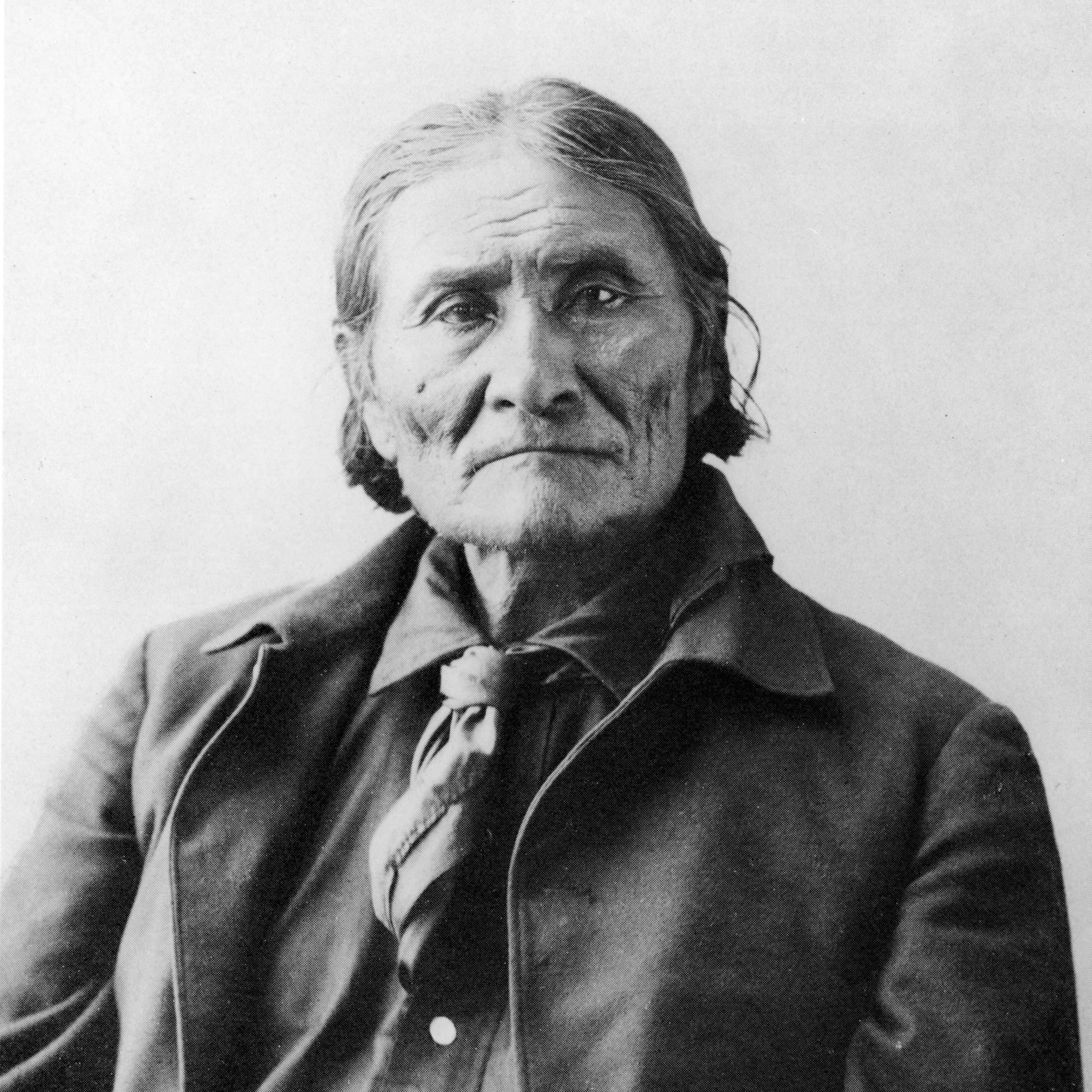 Portrait Of American Indian Chief Geronimo