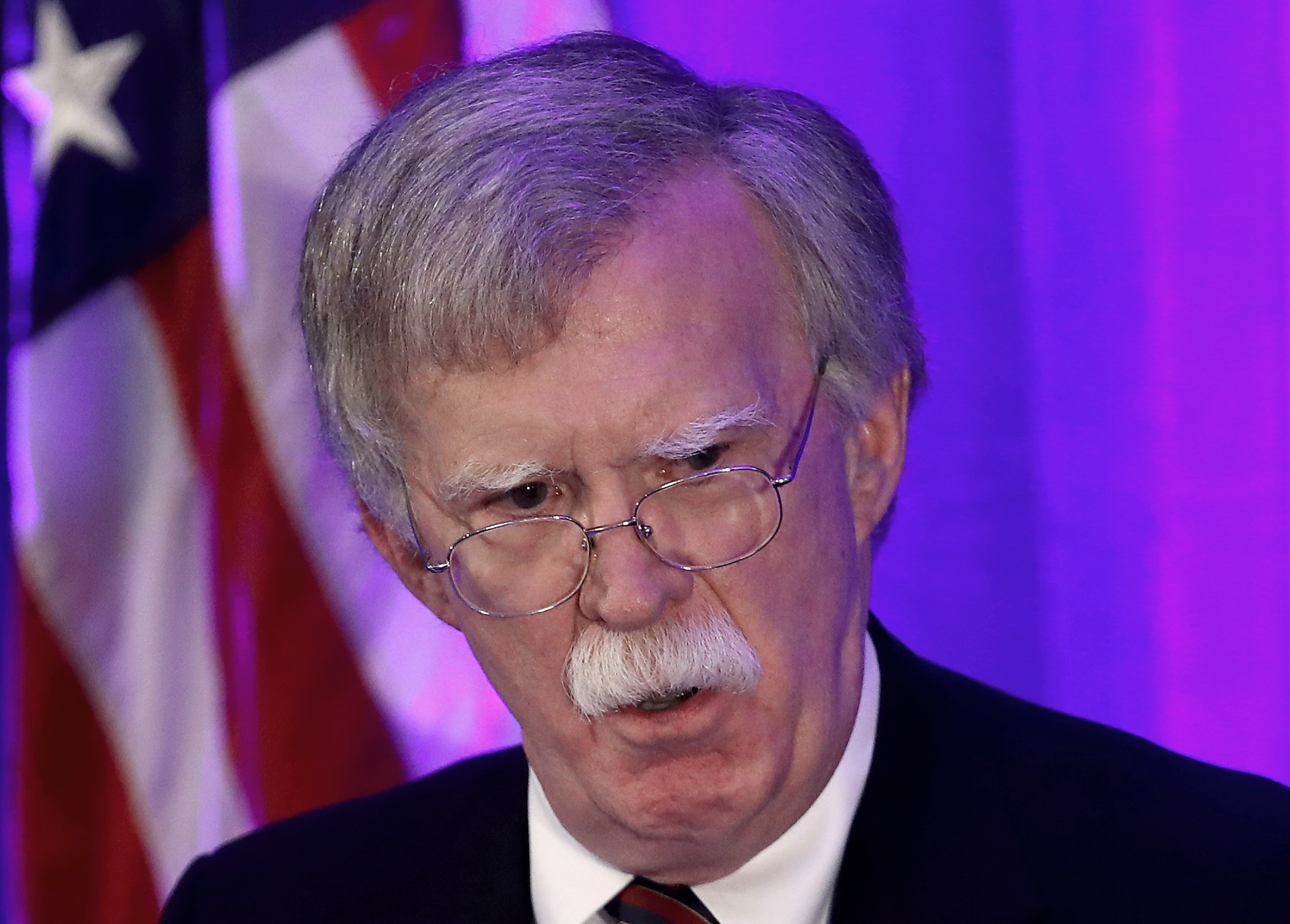 White House National Security Adviser John Bolton Speaks At A Forum Hosted By The Federalist Society