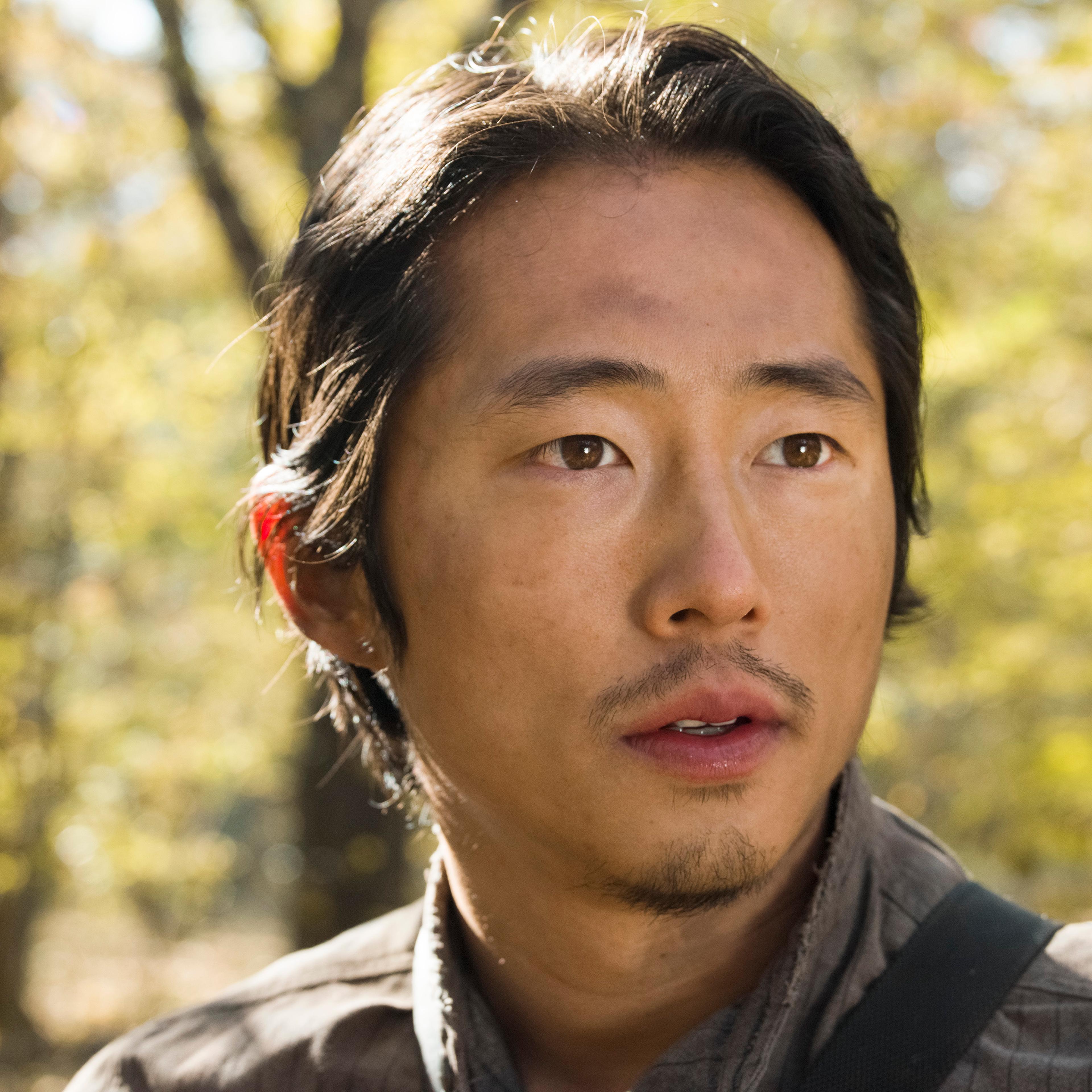 Steven Yeun as Glenn Rhee - The Walking Dead _ Season 5B, Fog Gallery - Photo Credit: Ben Leuner/AMC