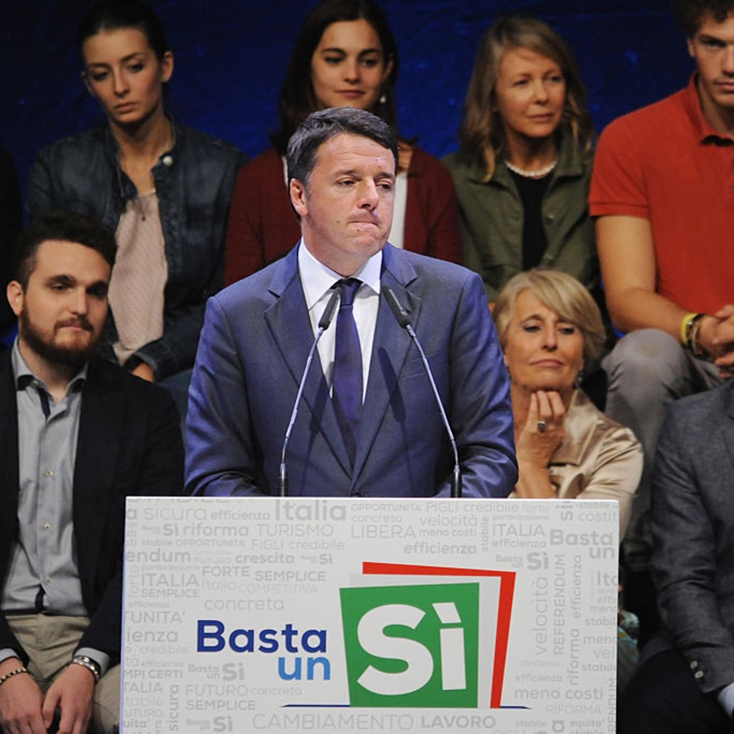 Italy Prime Minister Matteo Renzi Launches Referendum Campaign