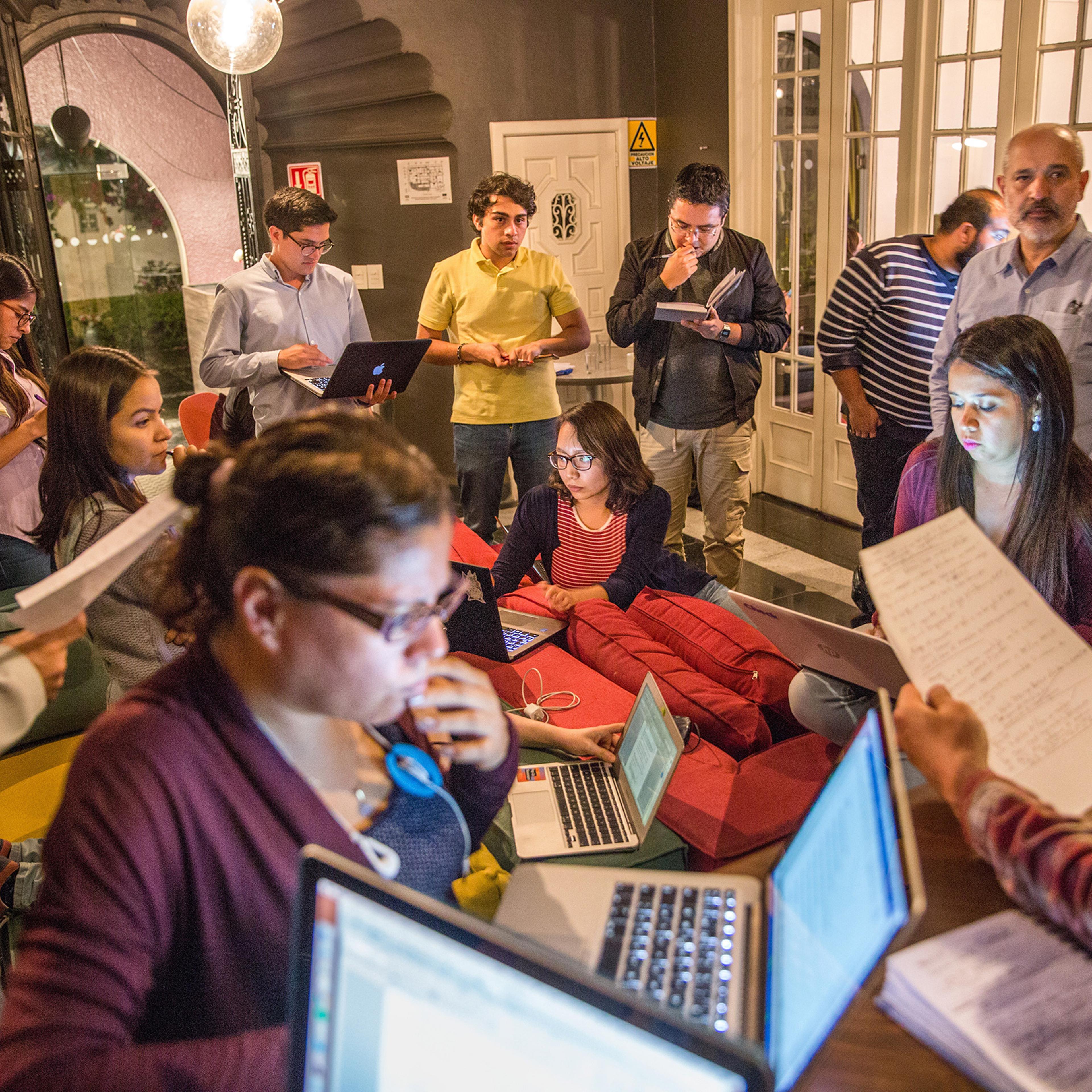 Fact-checkers in Mexico City work to counter false claims on the Internet