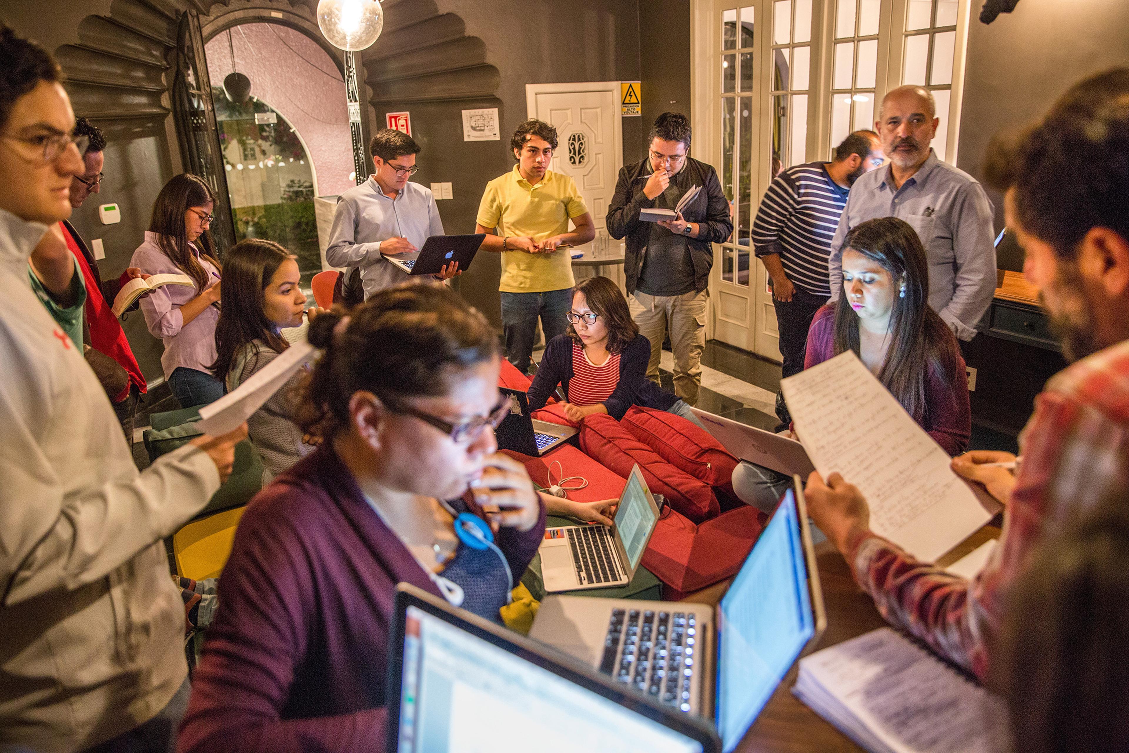 Fact-checkers in Mexico City work to counter false claims on the Internet