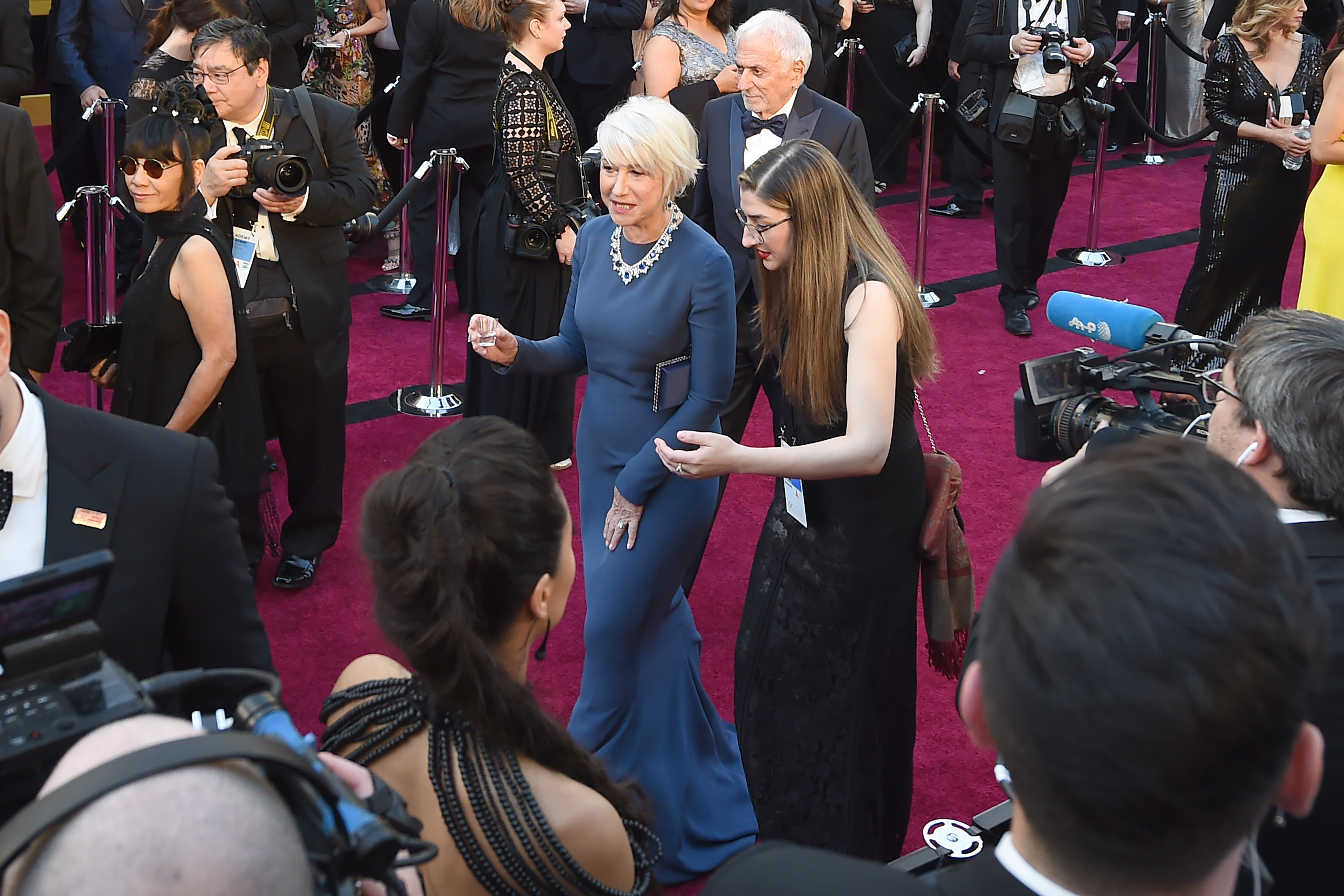 Helen Mirren Oscars Tequila shot 9th academy awards