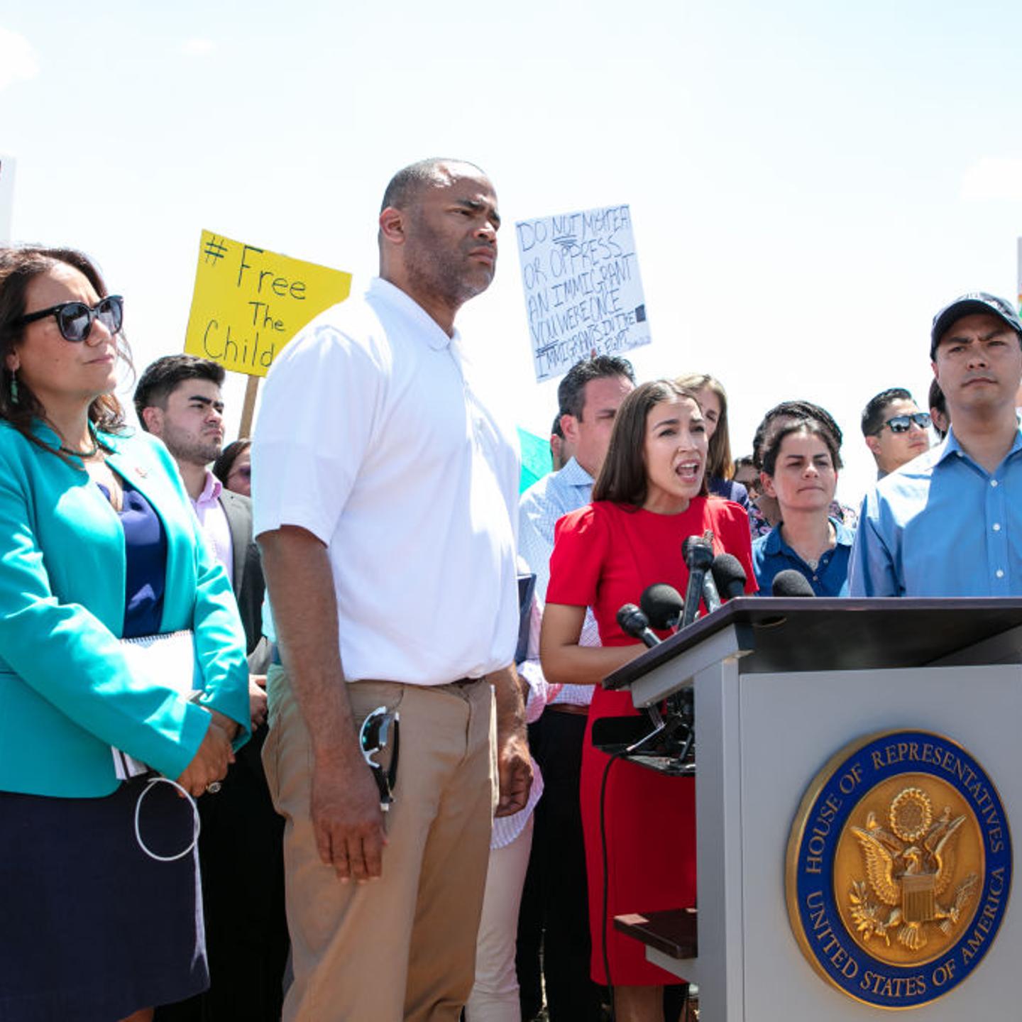 Rep. Joaquin Castro And The Hispanic Caucus Visit Detention Facility In Texas To Investigate Conditions
