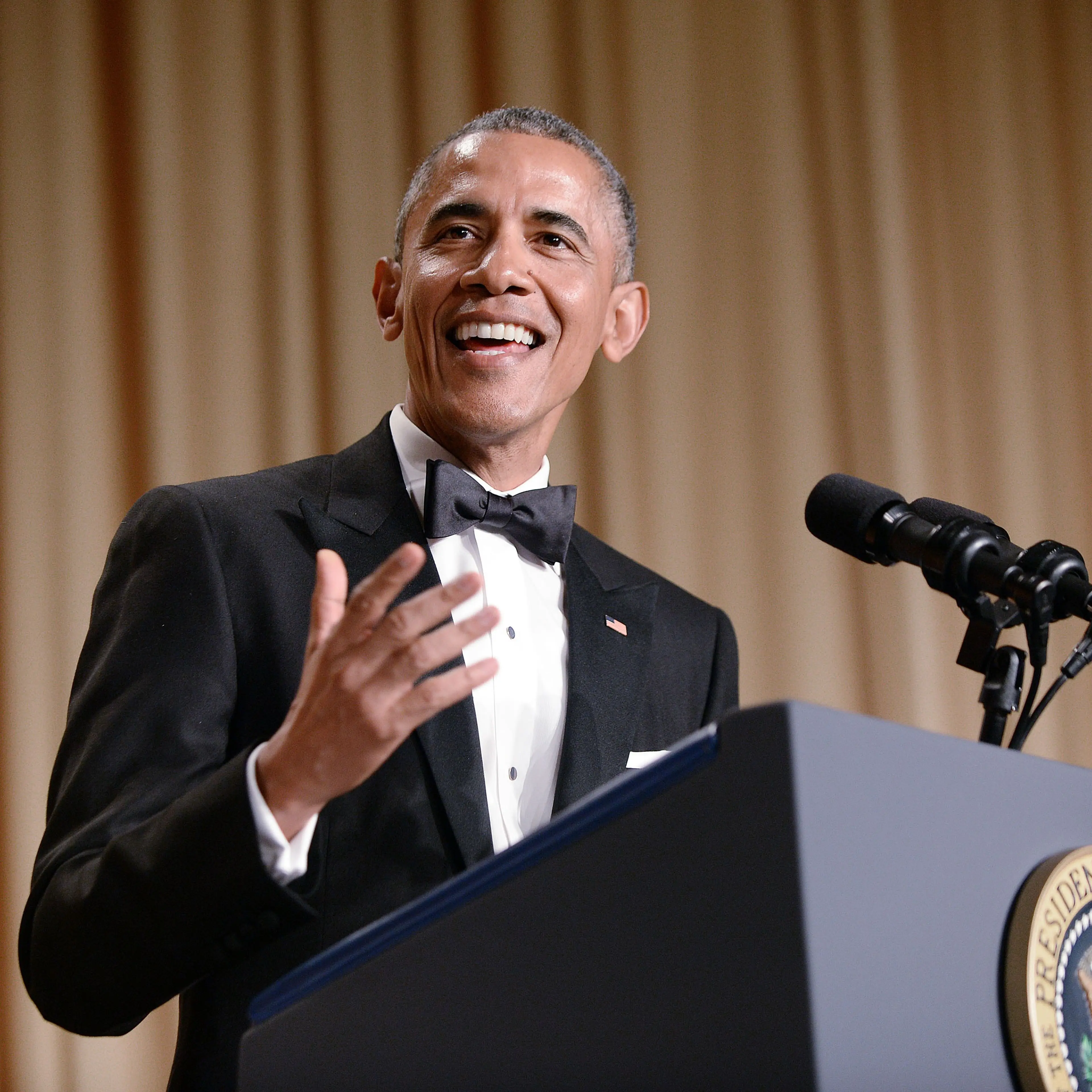 Barack Obama Addresses White House Correspondents Dinner