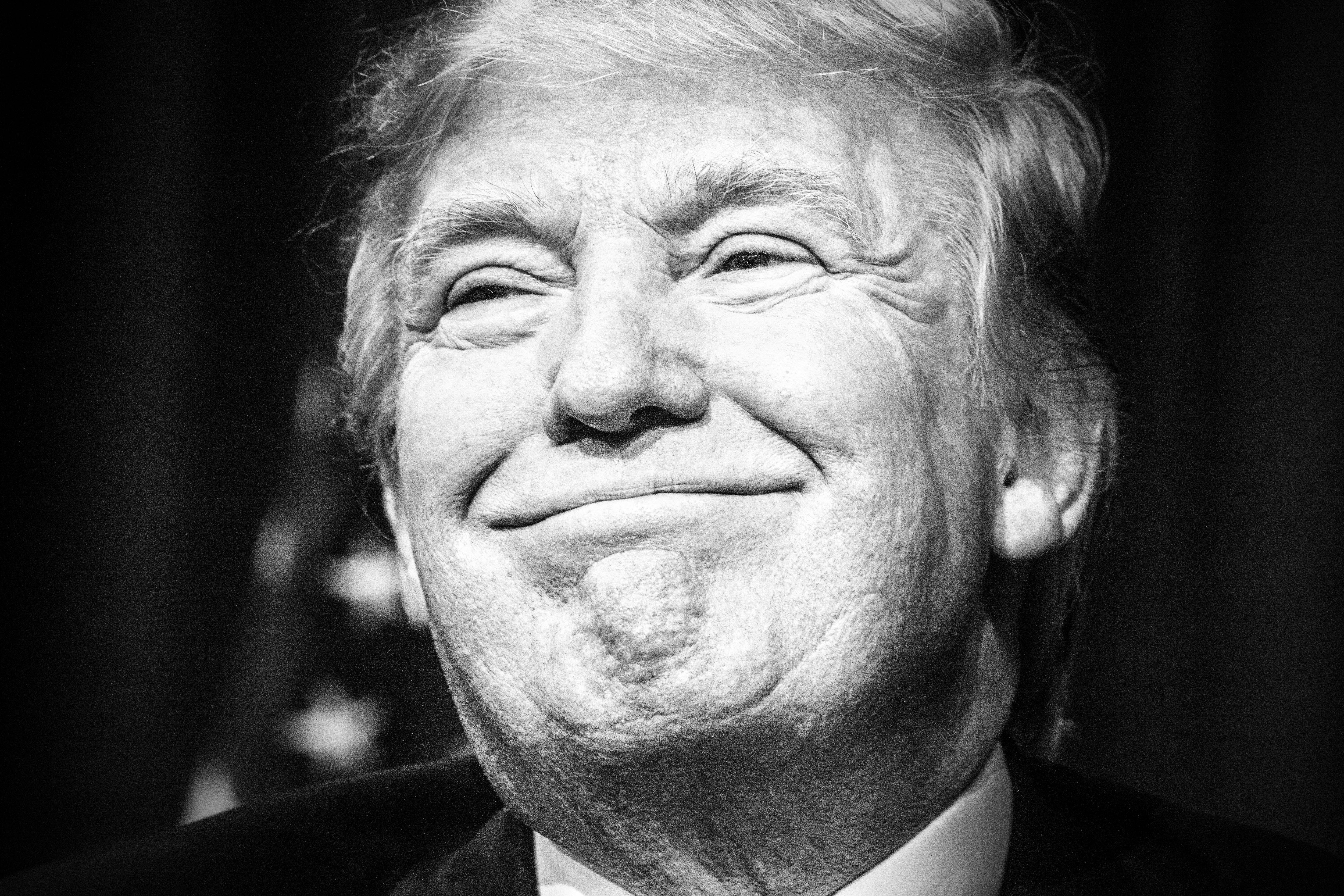 Donald Trump held a campaign rally in Council Bluffs, Iowa on January 31, 2016.