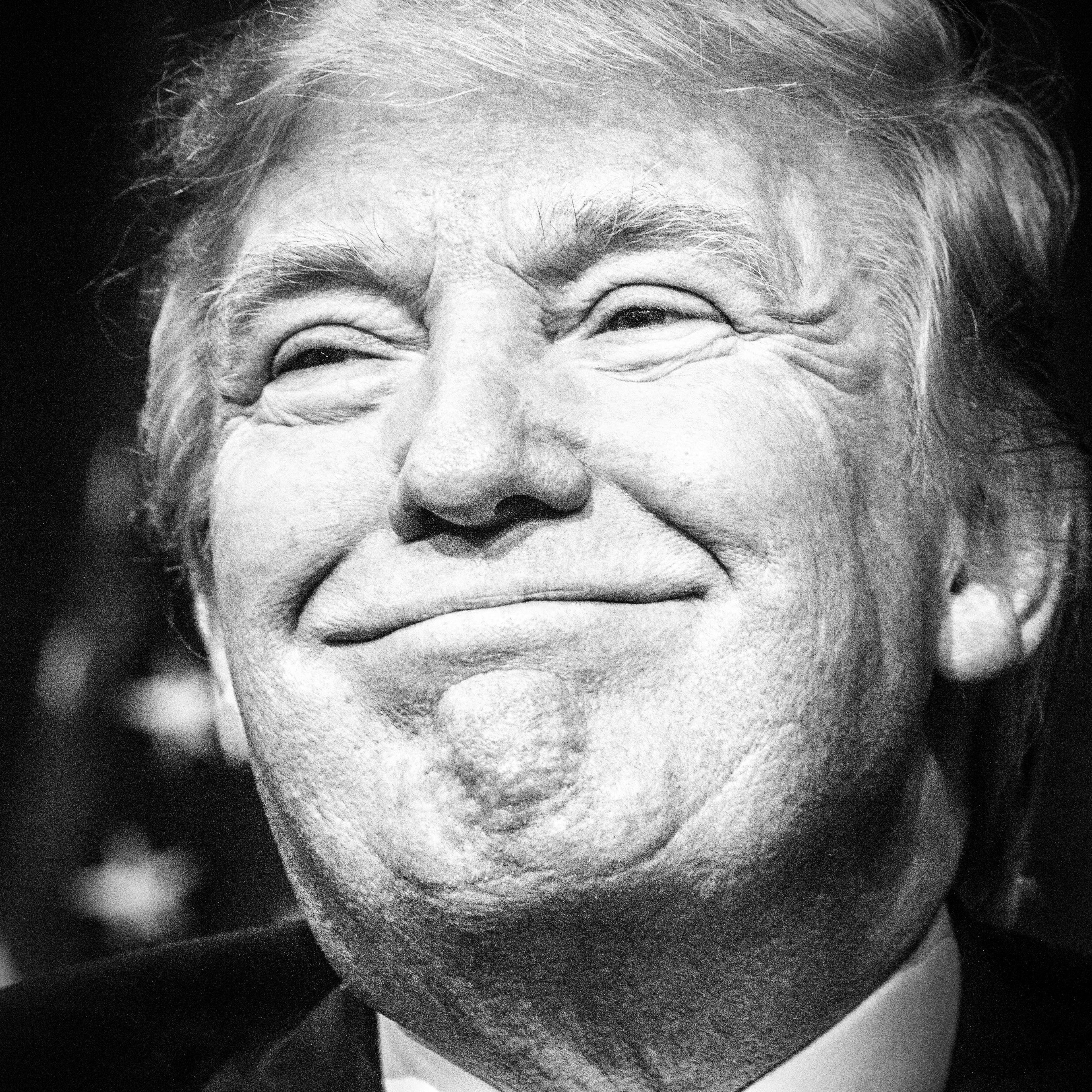 Donald Trump held a campaign rally in Council Bluffs, Iowa on January 31, 2016.