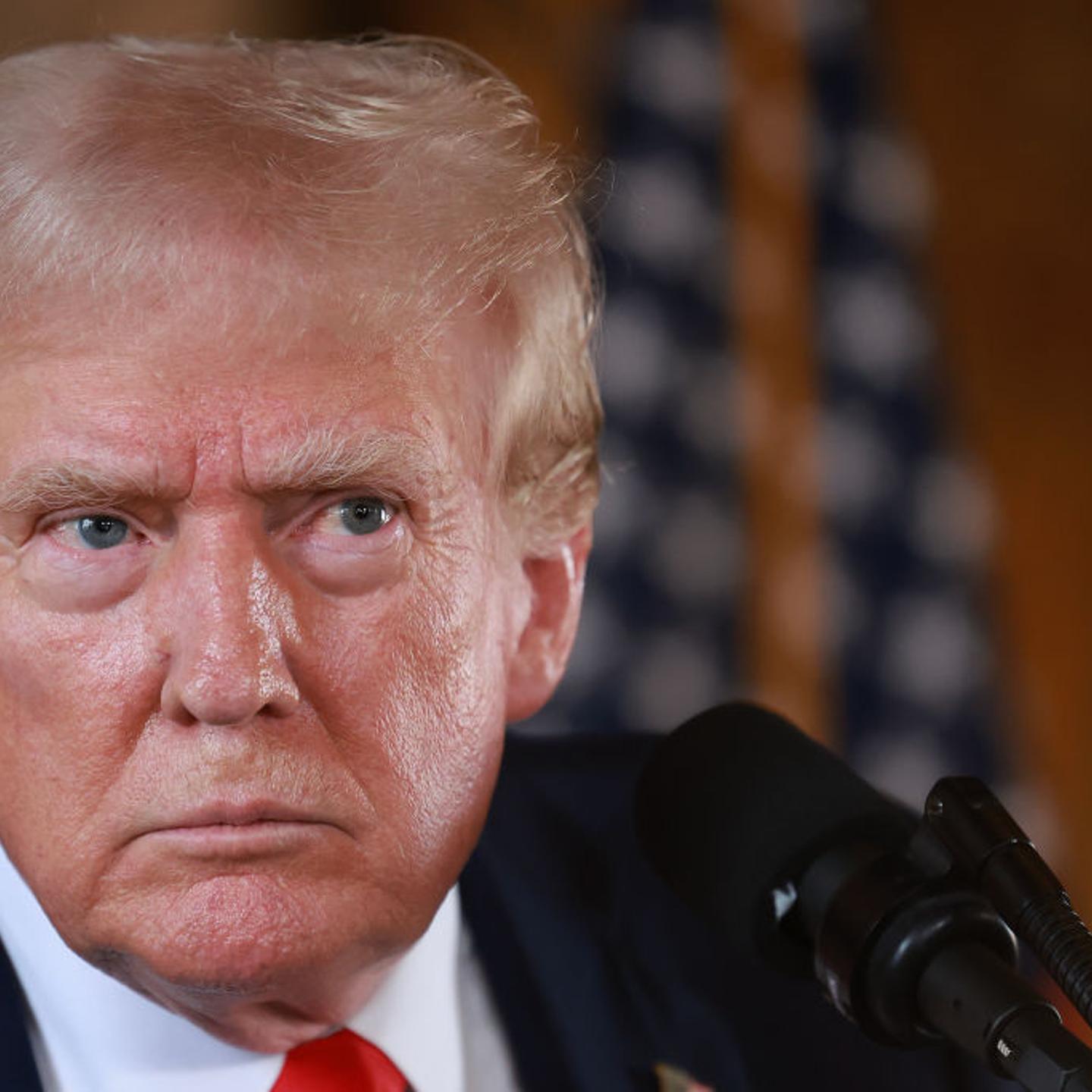 Republican Presidential Nominee Donald Trump Speaks To The Press In Palm Beach, Florida