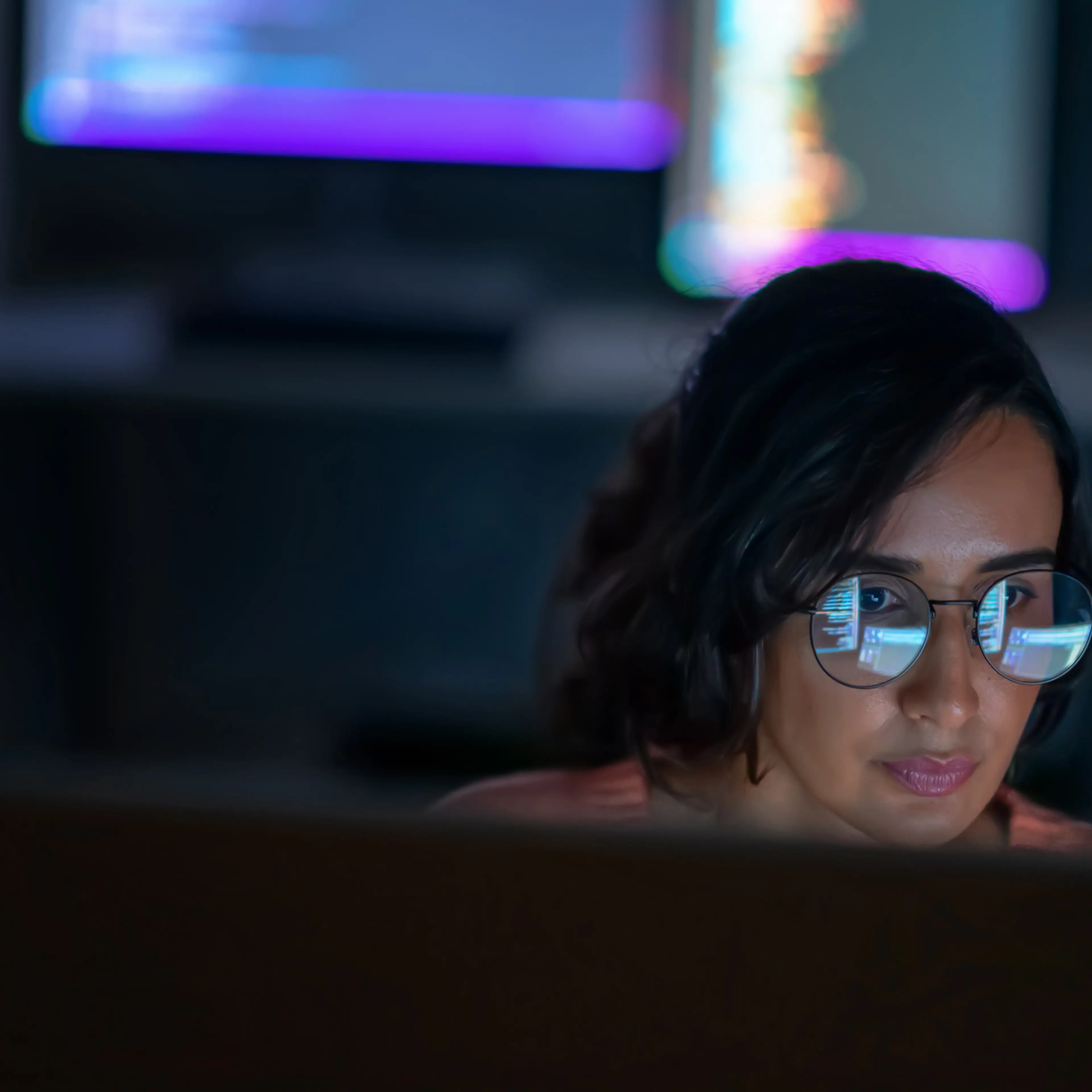 Empowered Specialists Working in a Research Center, Using Computer to develope on Advanced Software, Develop Artificial Intelligence Interface and Cloud computing base.