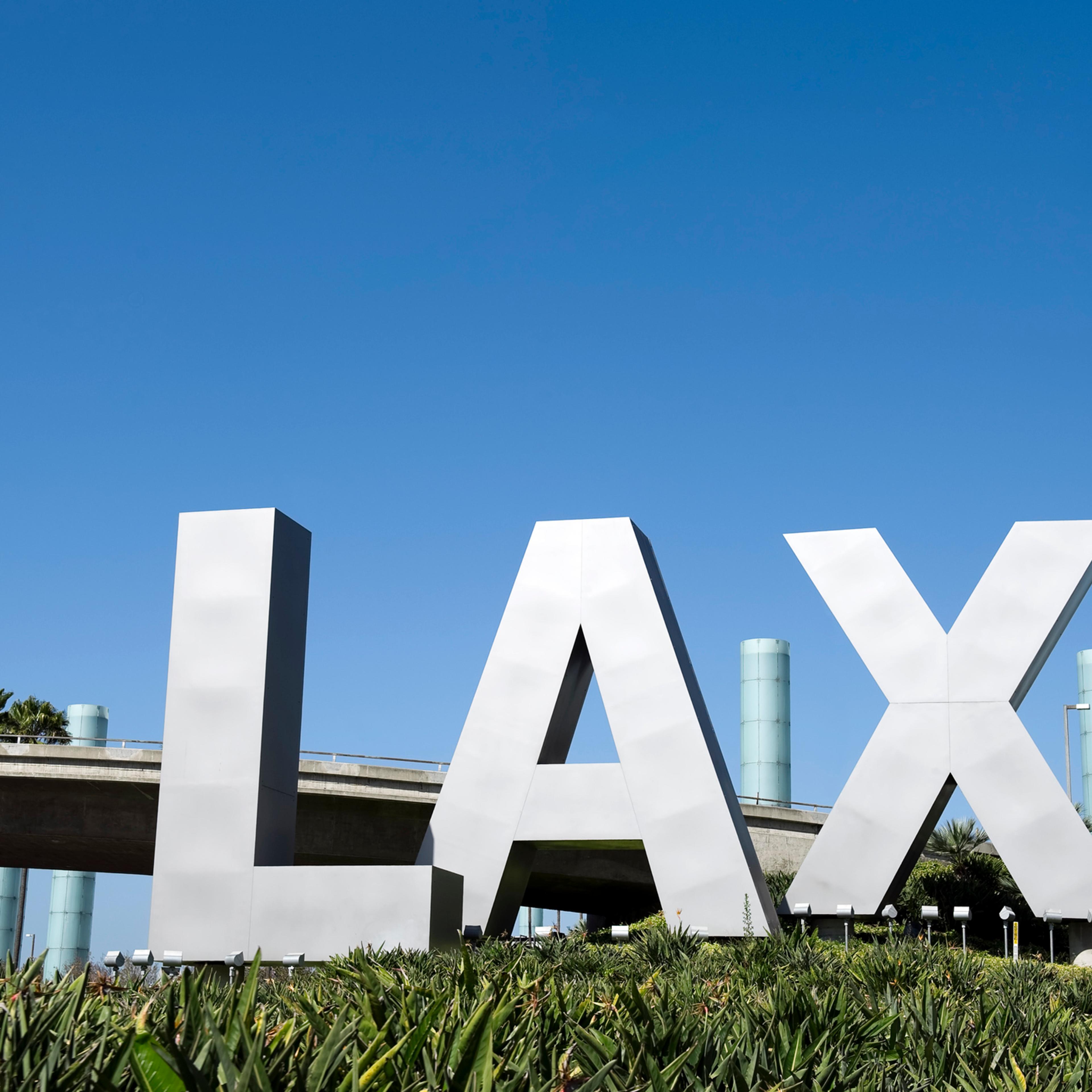 LAX Airport Sign