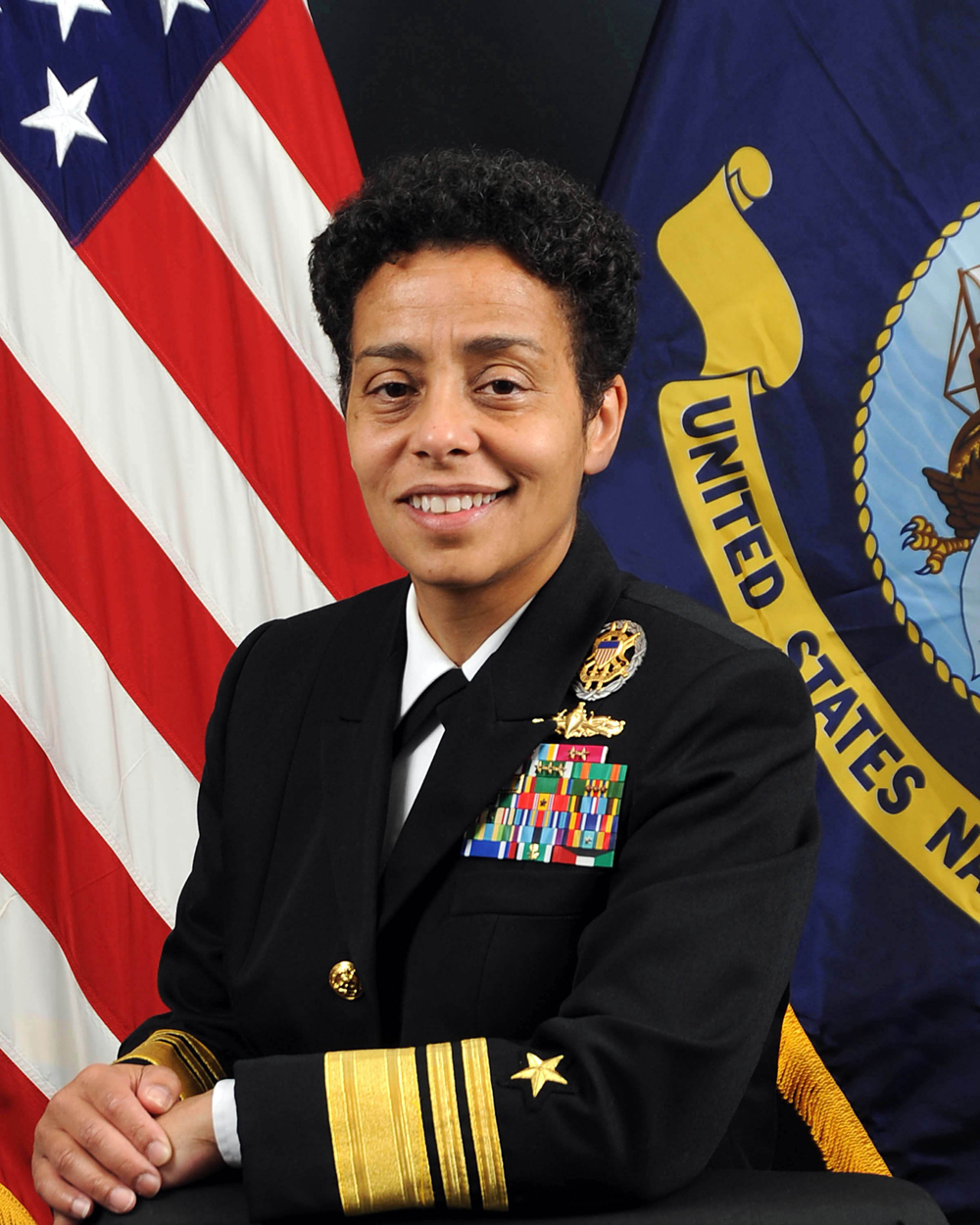 Michelle Howard became the Navy's first female four-star admiral.