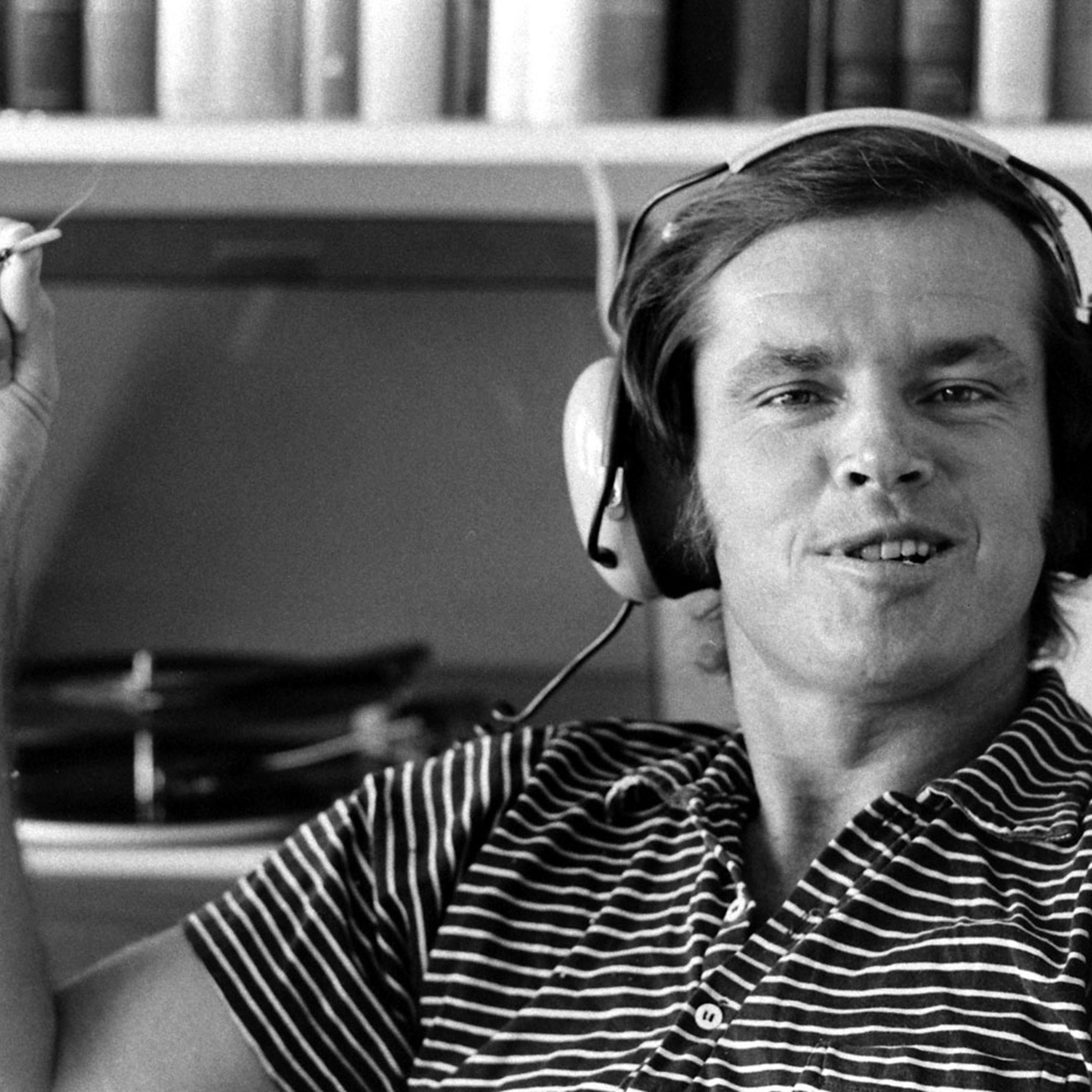 Jack Nicholson at home in Los Angeles, 1969.