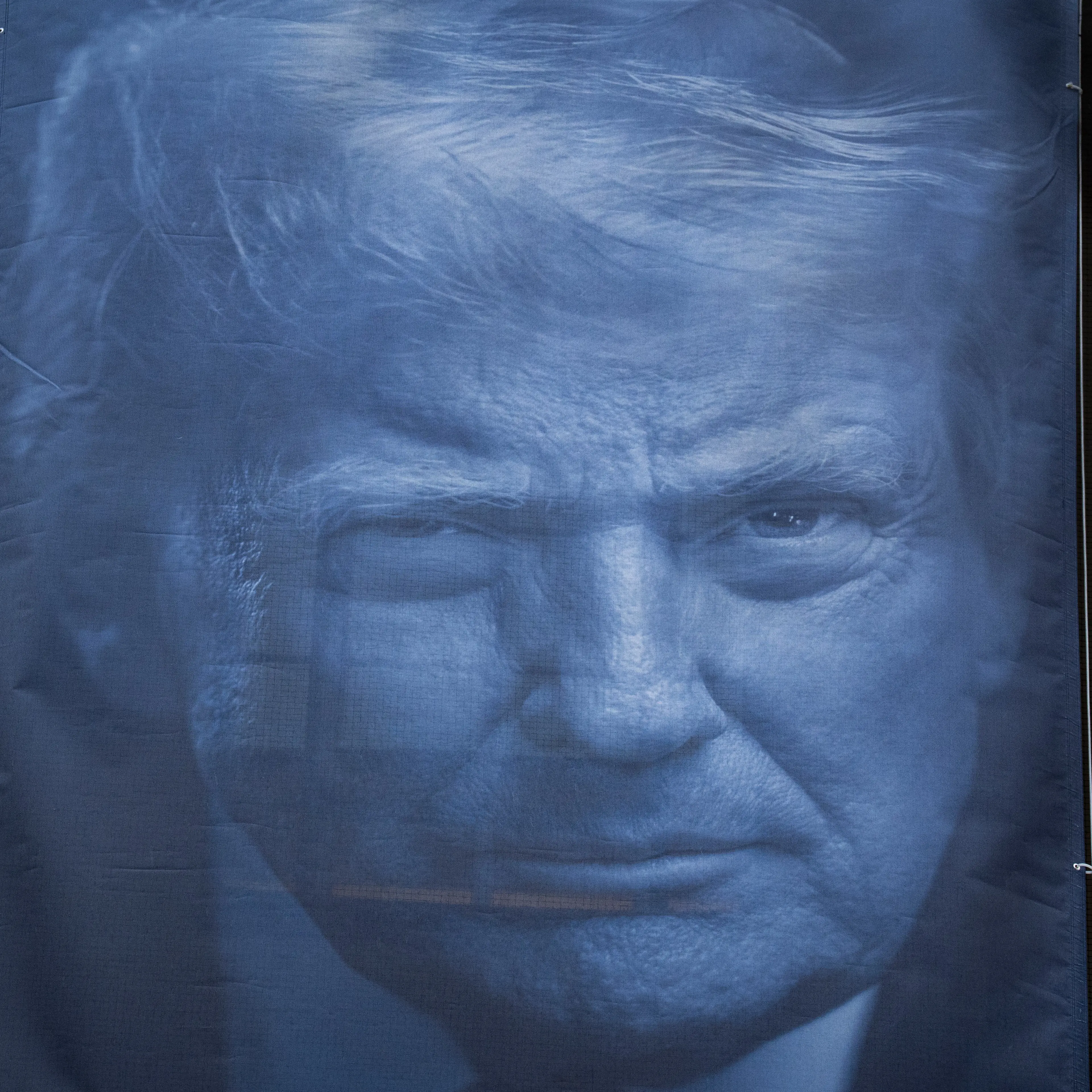 New Banner Featuring President Trump Installed At DOJ