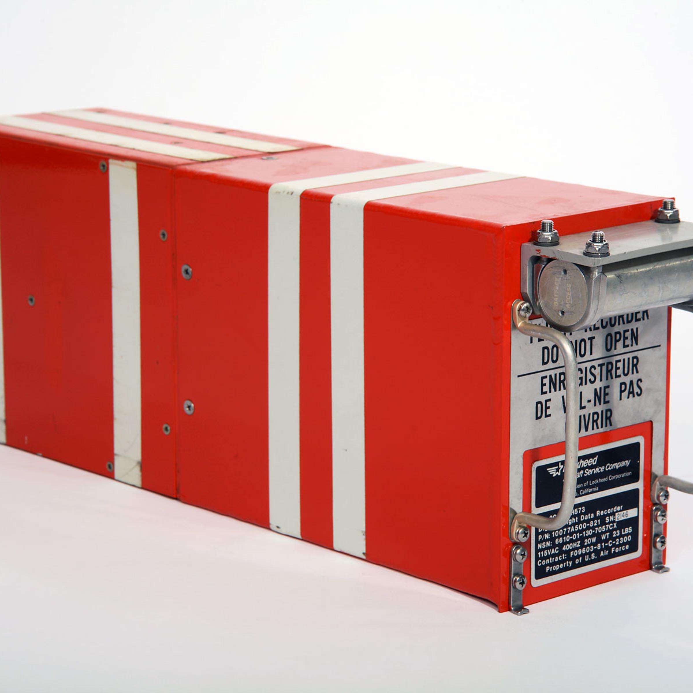 Black box flight data recorder