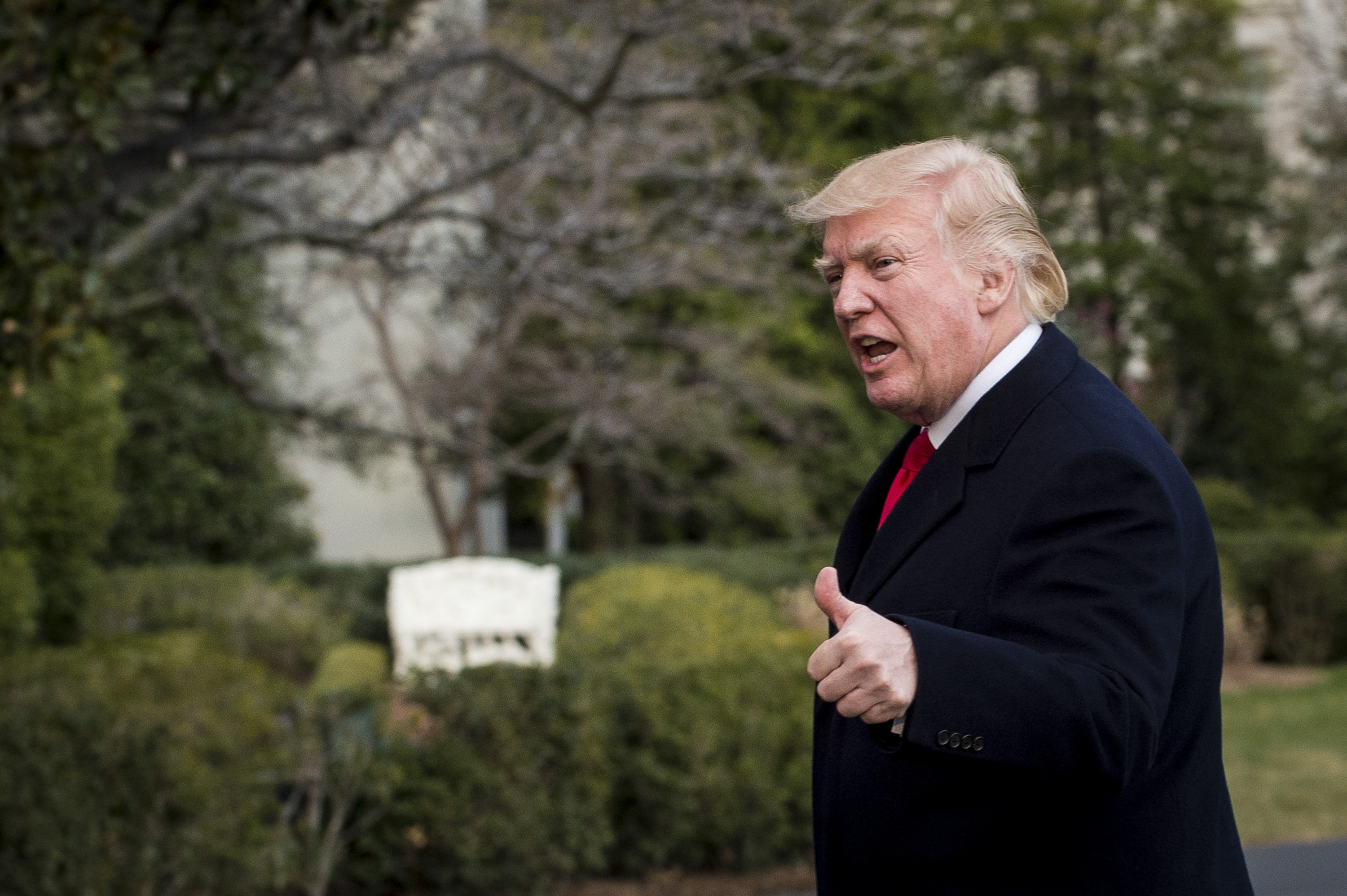 President Trump Returns to White House