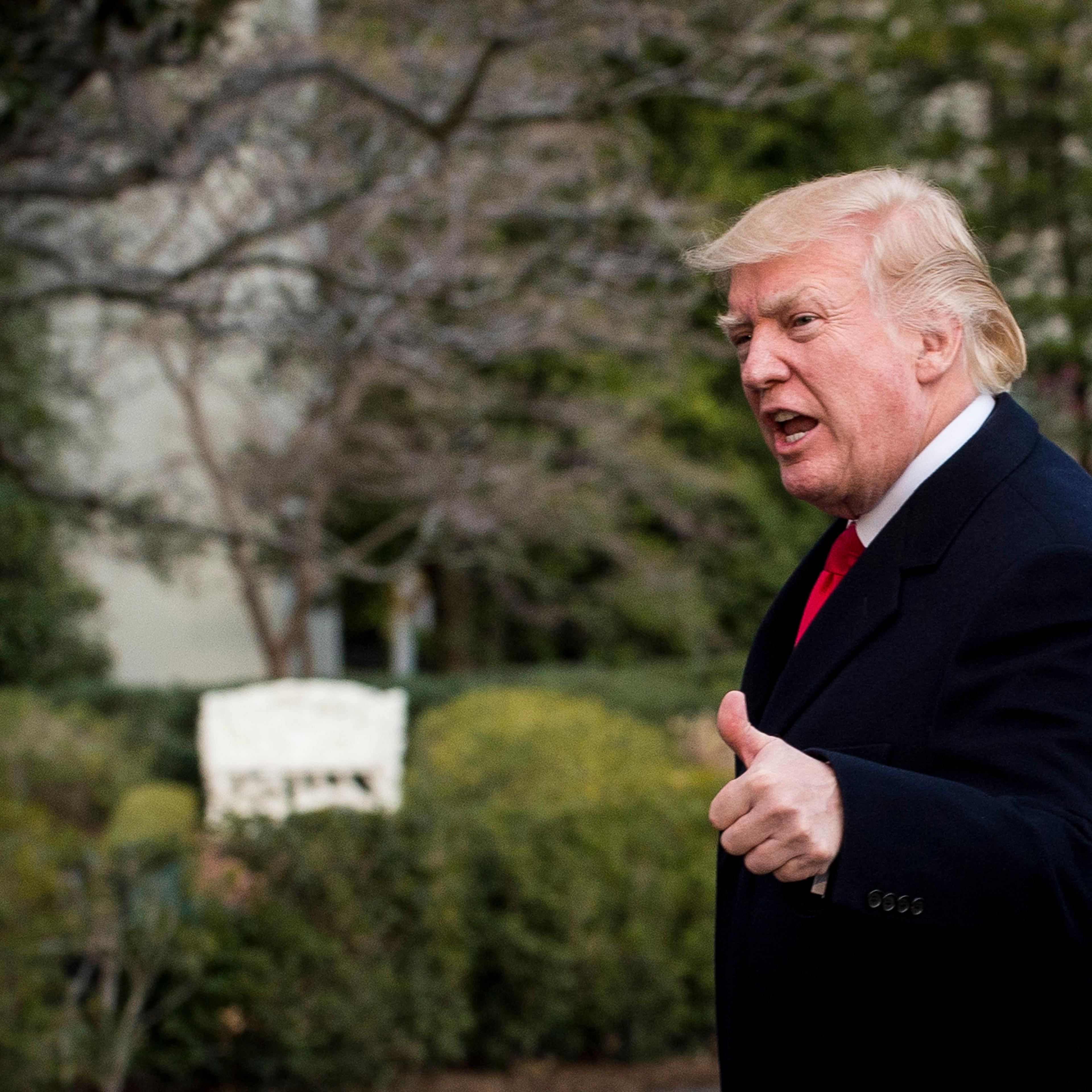 President Trump Returns to White House