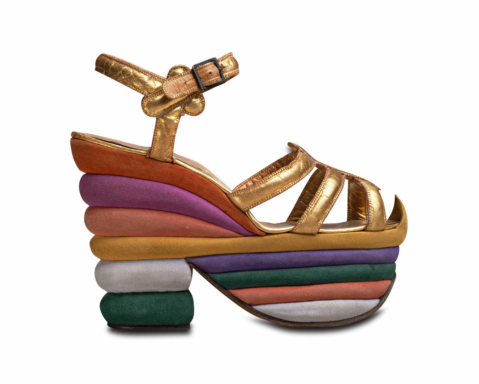 Salvatore Ferragamo platform sandal, 1938 