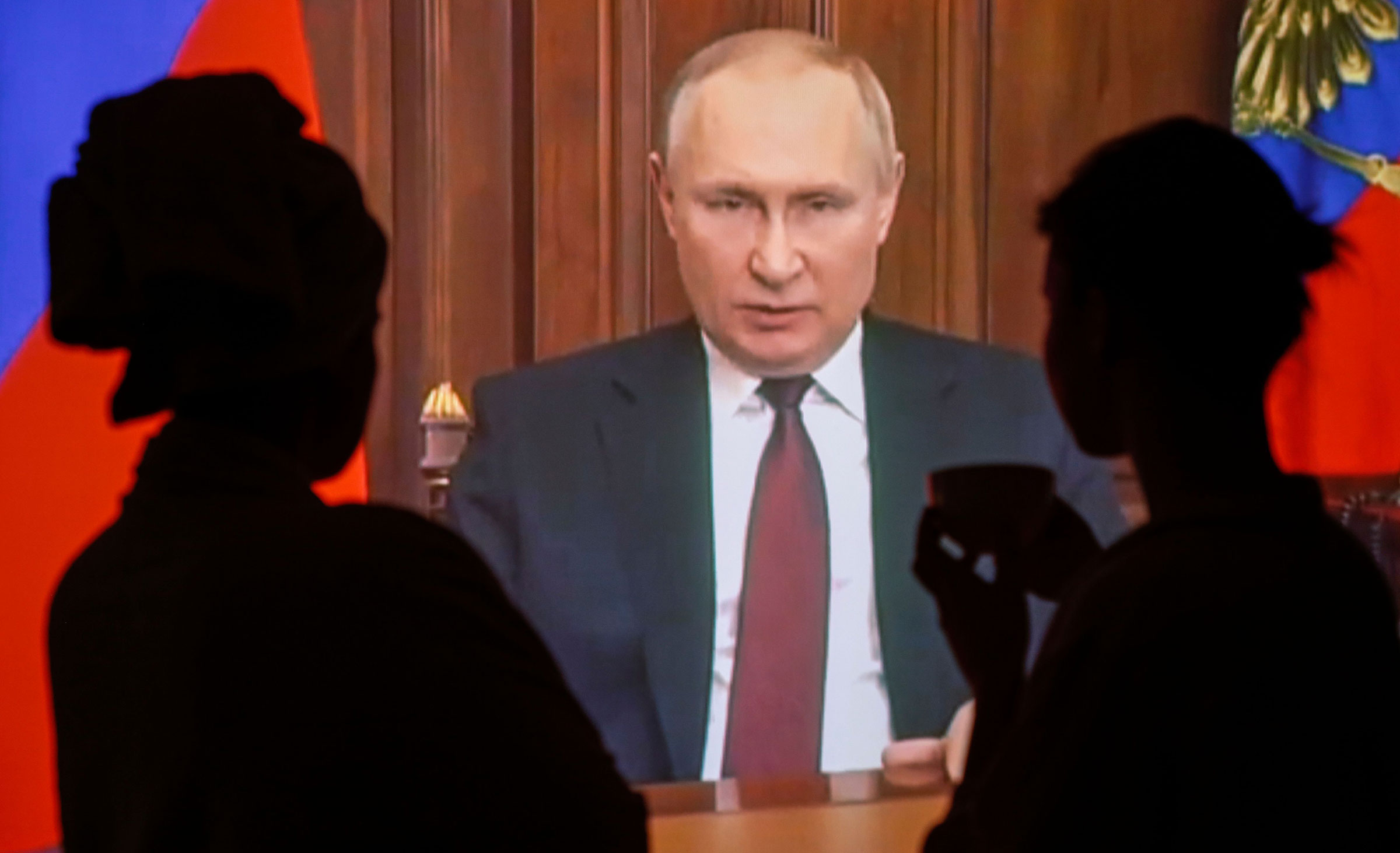Russian President Vladimir Putin announced a special military operation in the Donbass, Moscow, Russian Federation - 24 Feb 2022