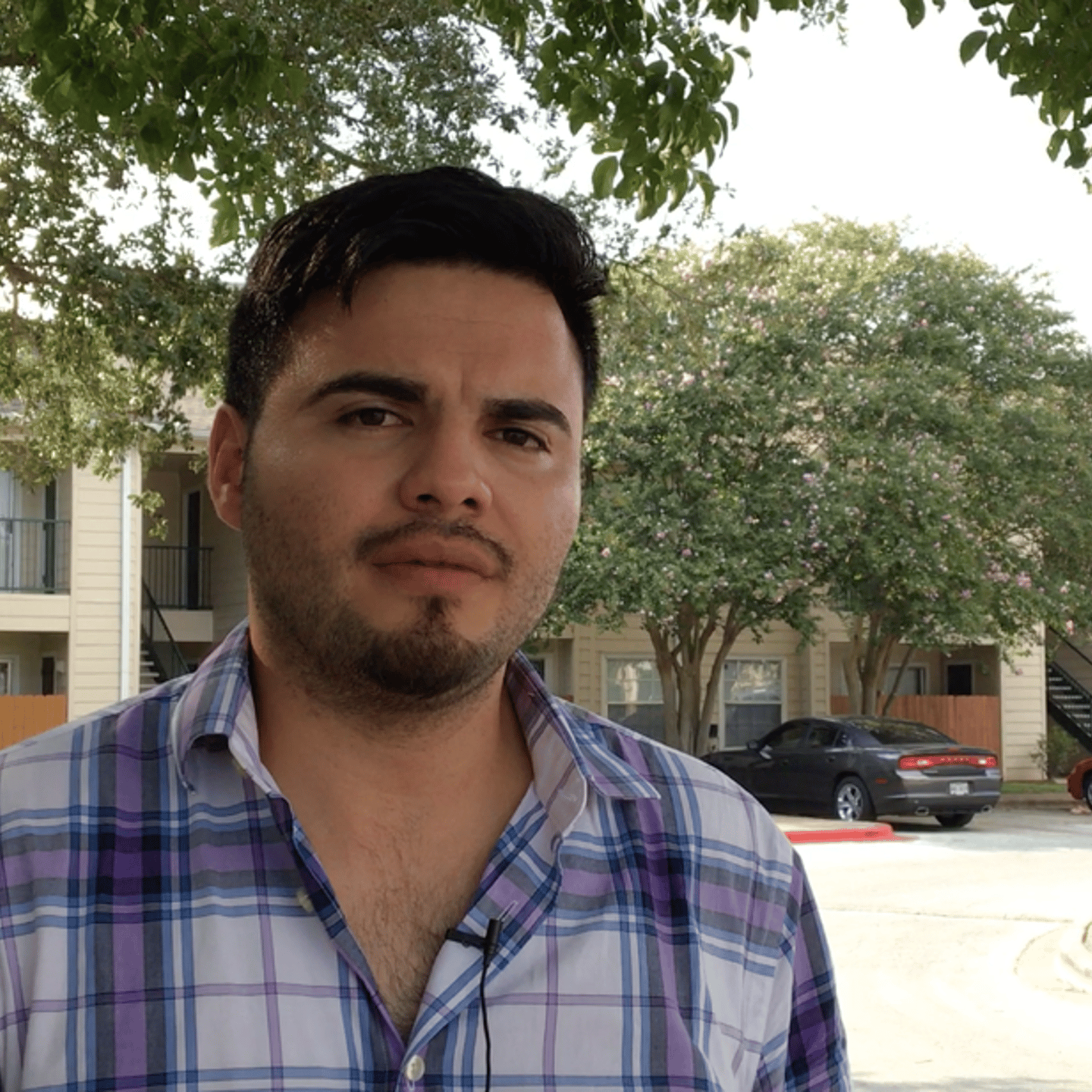 DACA recipient and Harvey recovery volunteer Omar Perez. (Charlotte Alter -- Time)