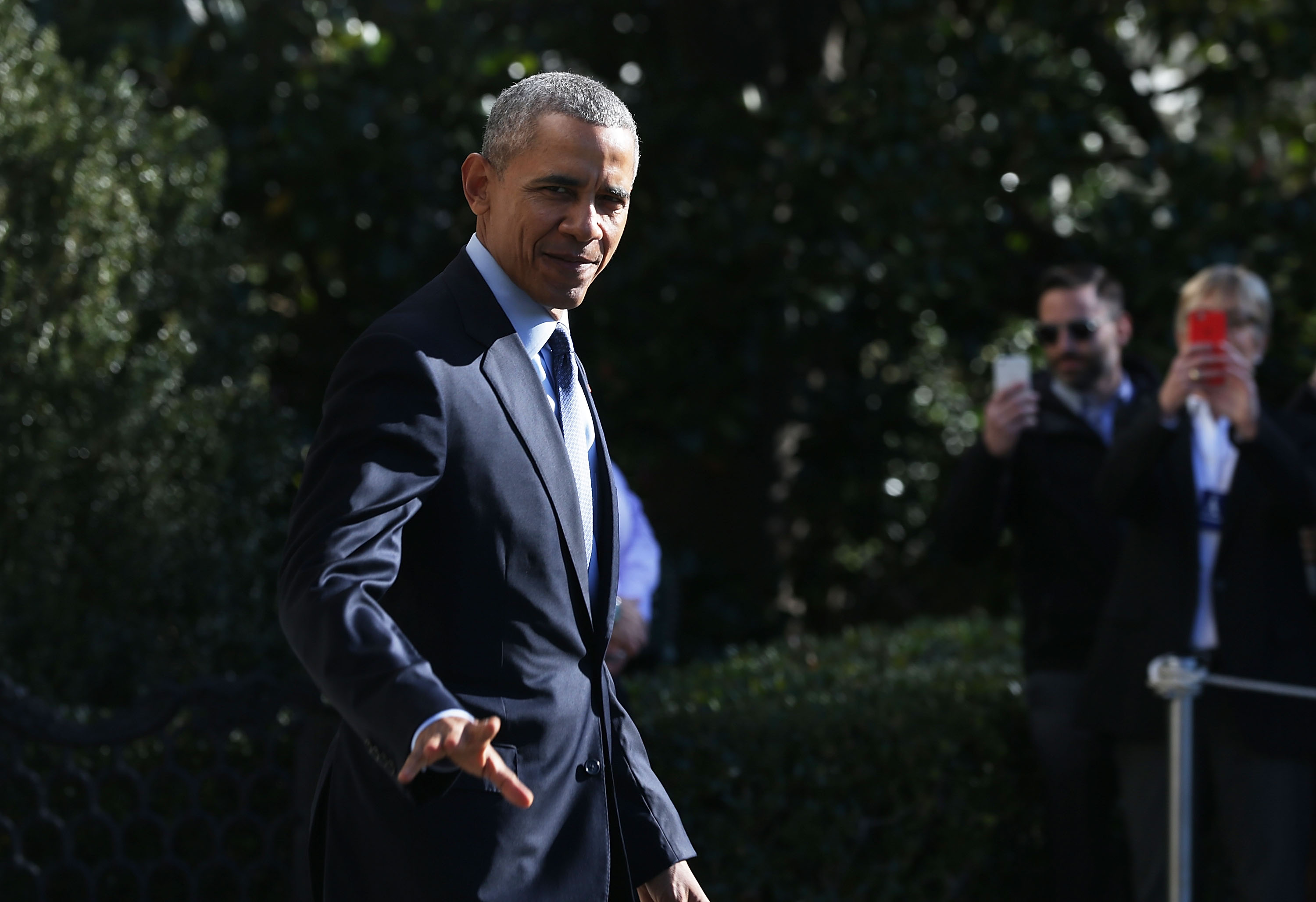 President Obama Departs The White House
