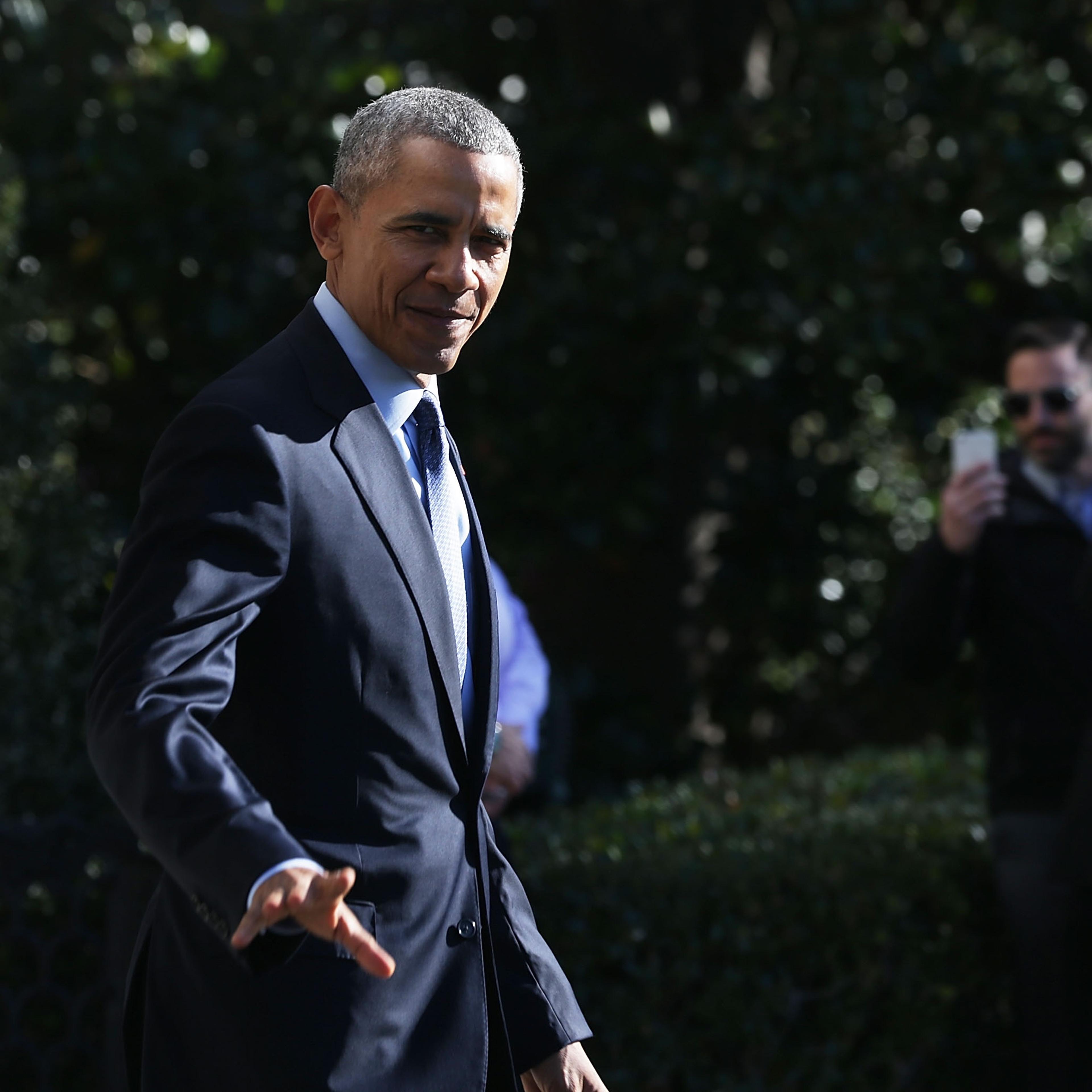 President Obama Departs The White House