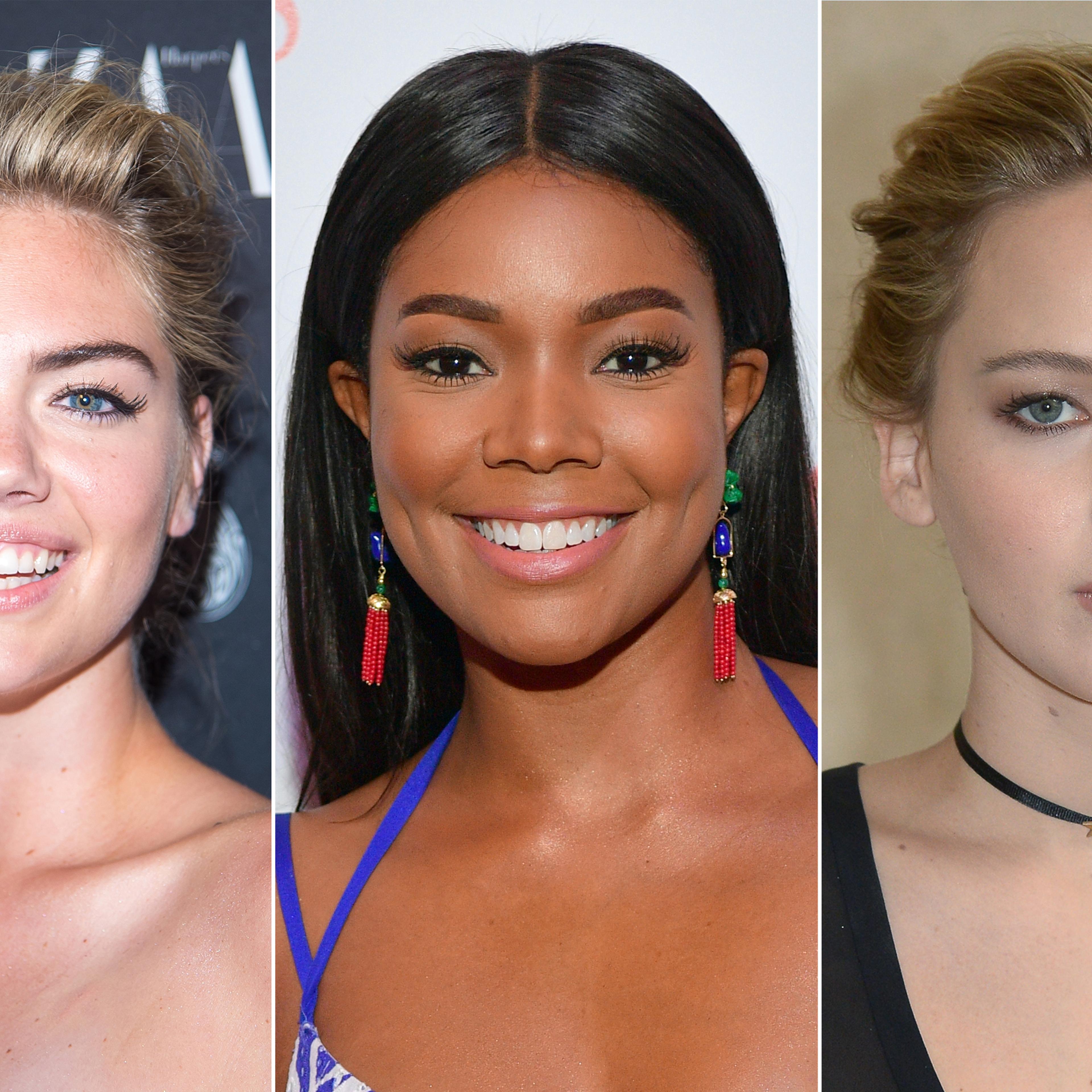 Kate Upton, Gabrielle Union and Jennifer Lawrence