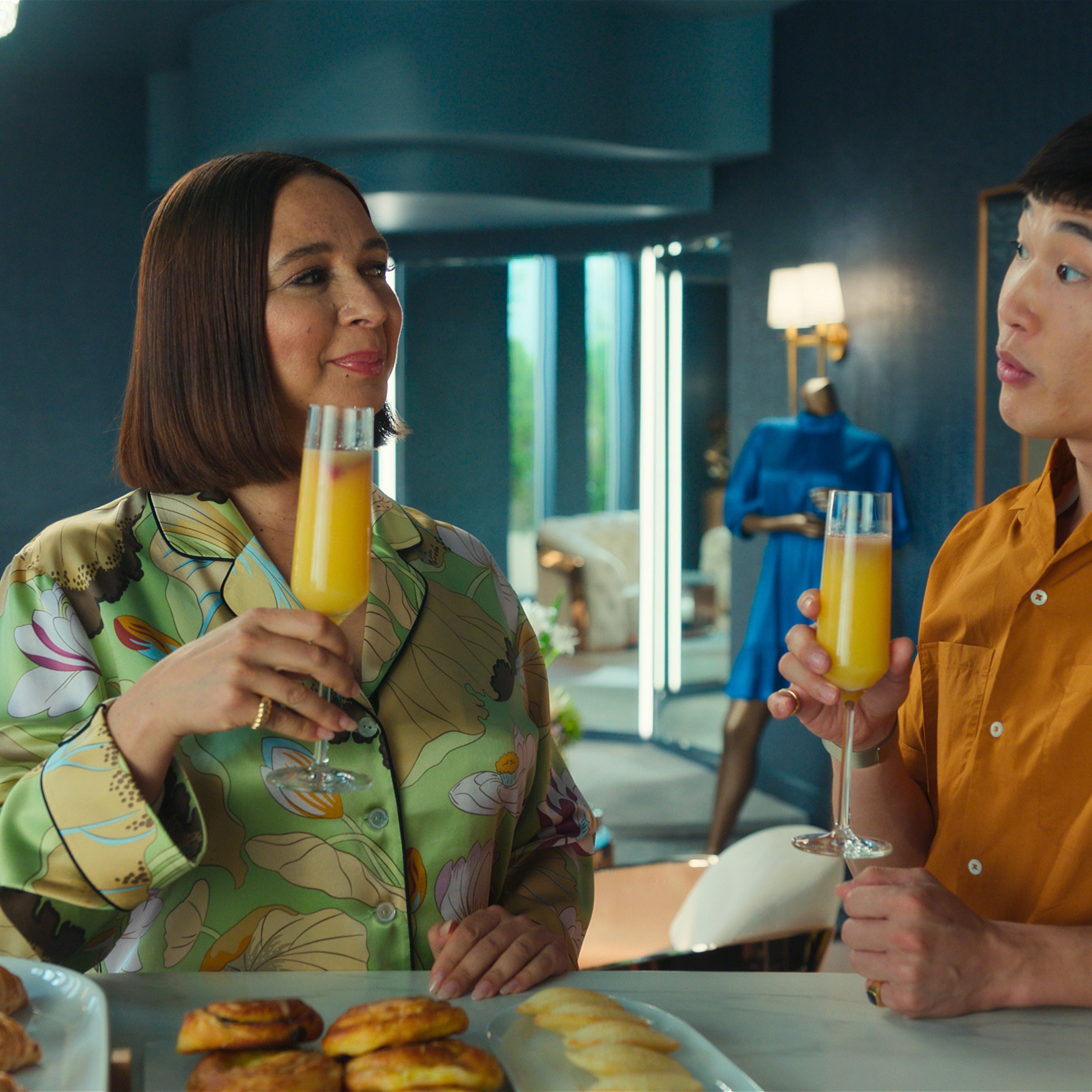 Maya Rudolph and Joel Kim Booster in 'Loot'