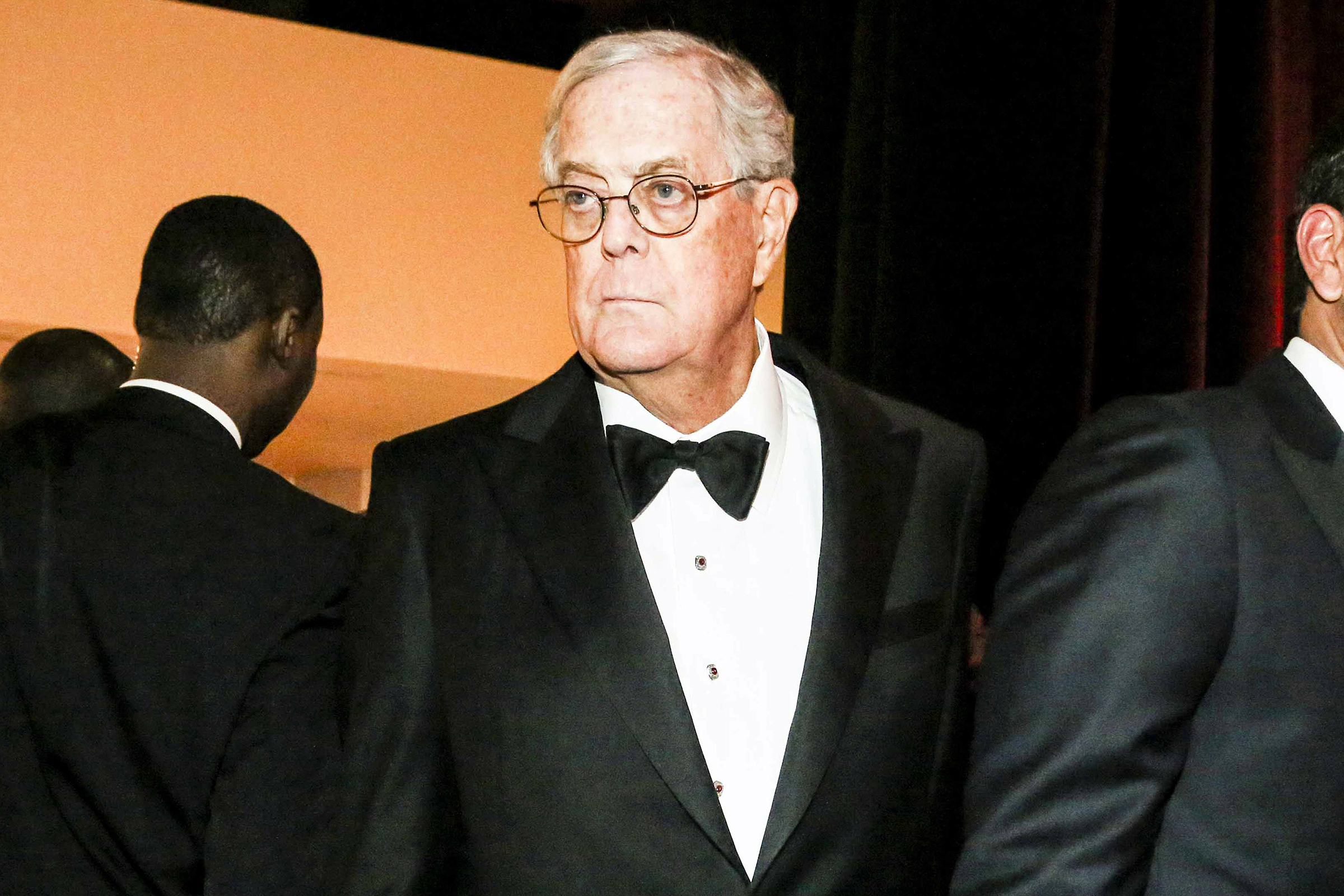 David Koch at a gala in New York on April 21, 2015.