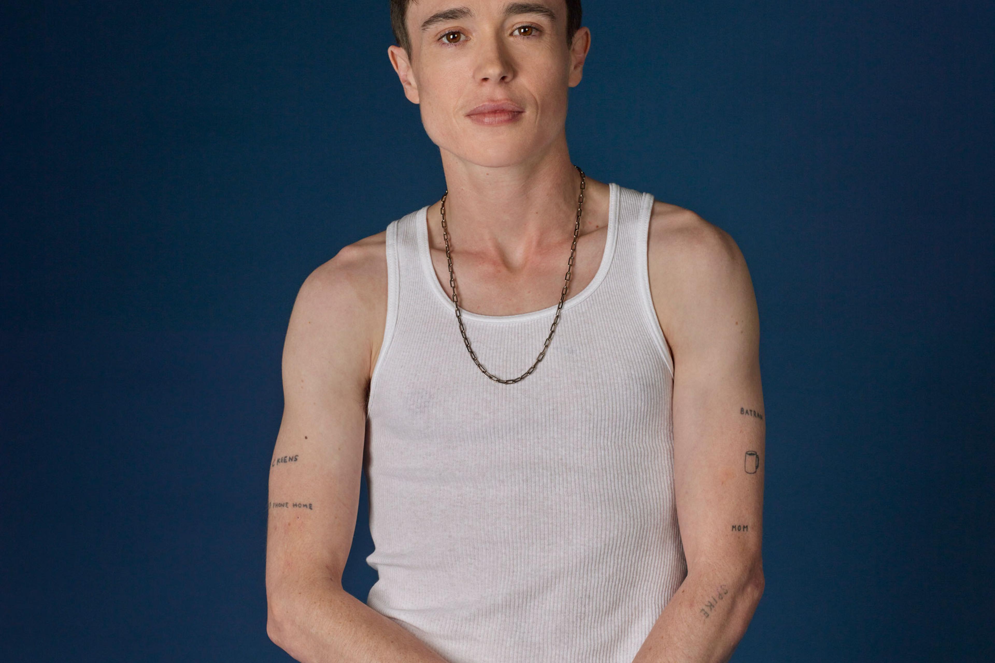 elliot page blue dress Elliot Page underwent top surgery, and says it was 'not only life-changing but lifesaving' Socialite Life
