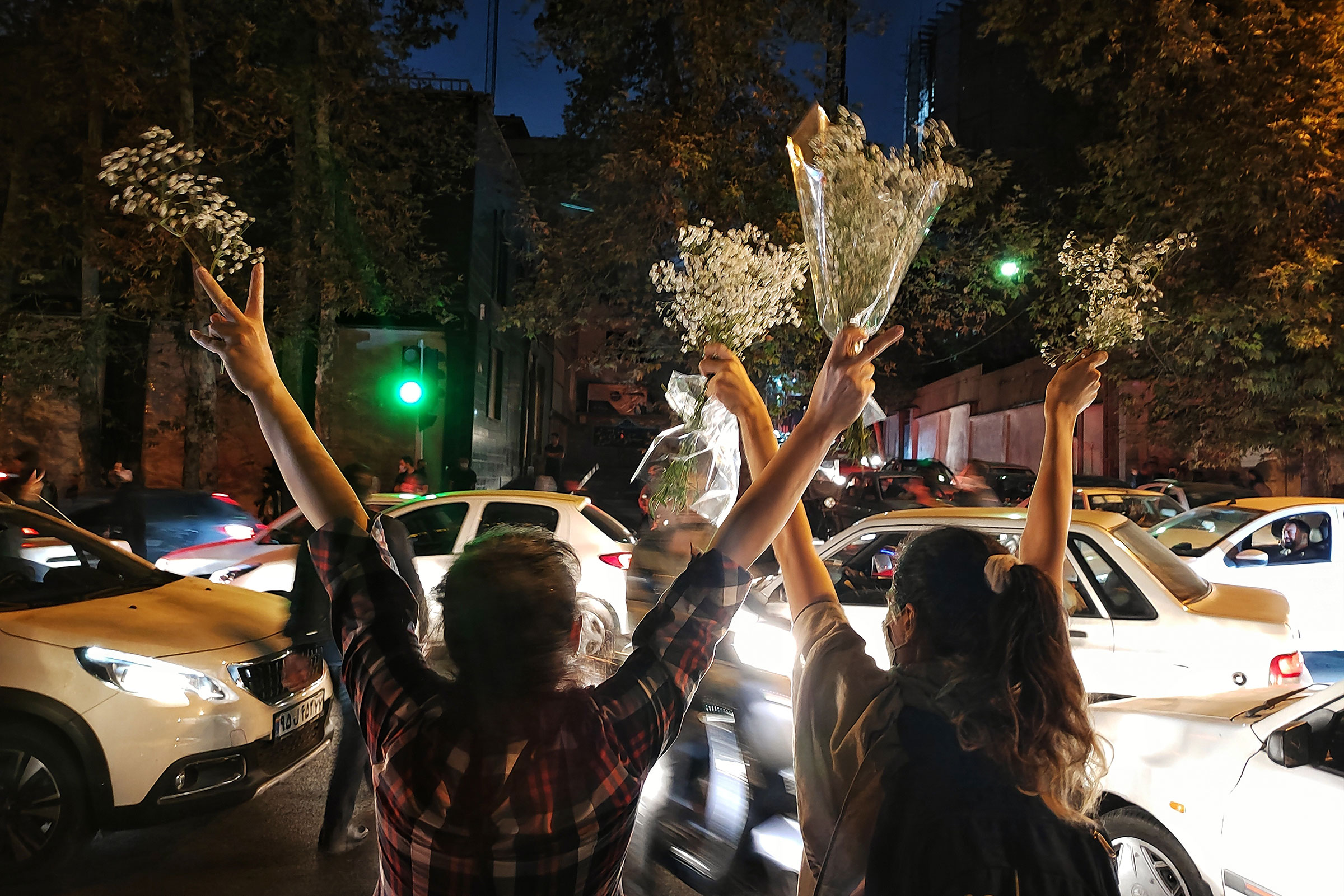 iran protests inside tehran with the silent majority