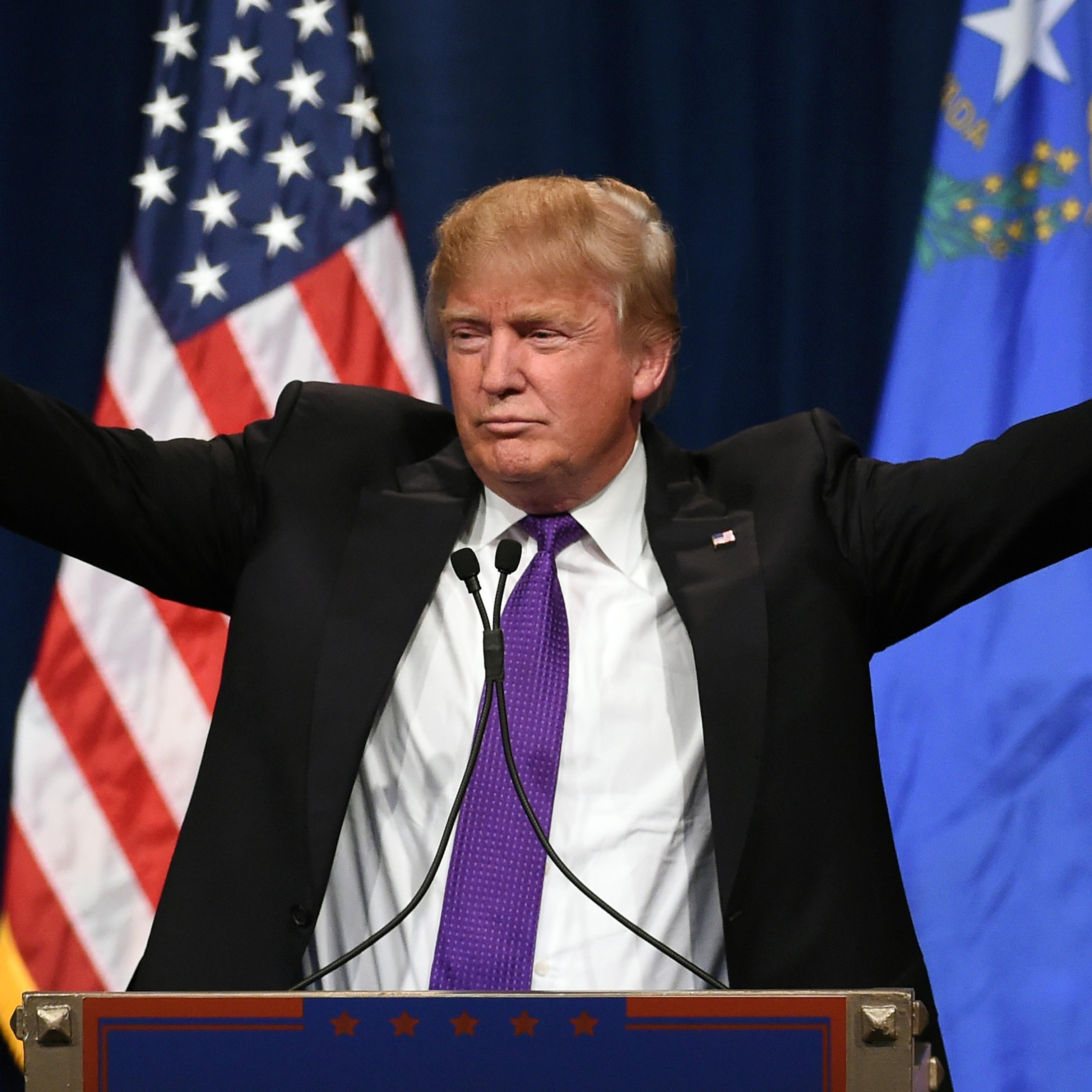 Donald Trump Hosts Nevada Caucus Night Watch Party In Las Vegas