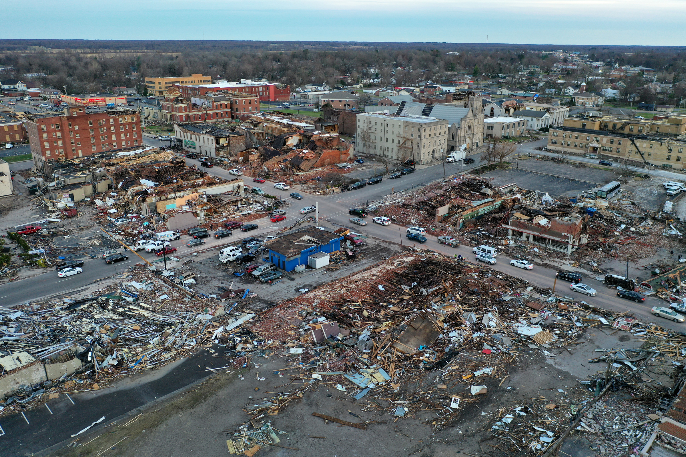 Swath Of Tornadoes Tear Through Midwest