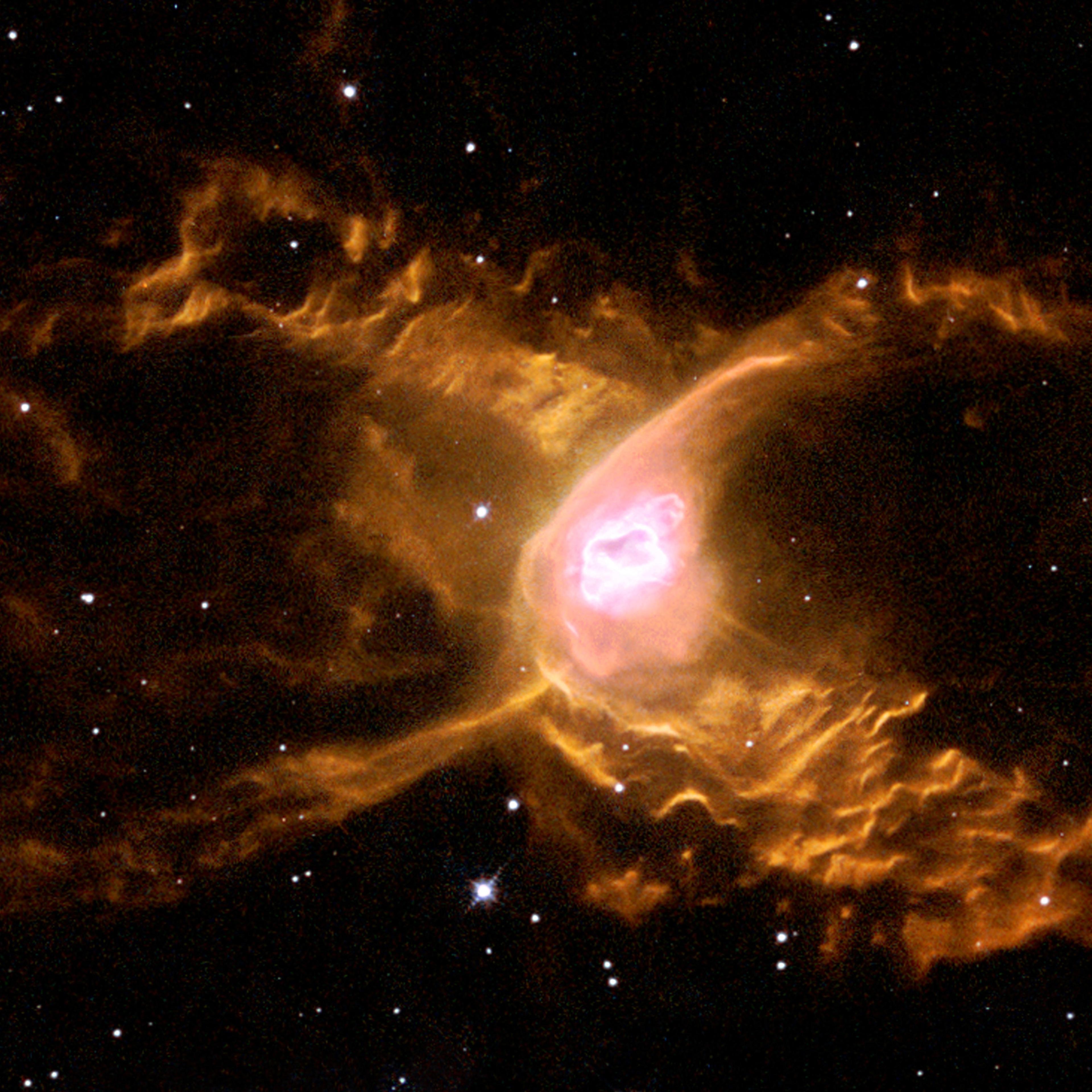 The Red Spider Nebula: Surfing in Sagittarius - not for the fain