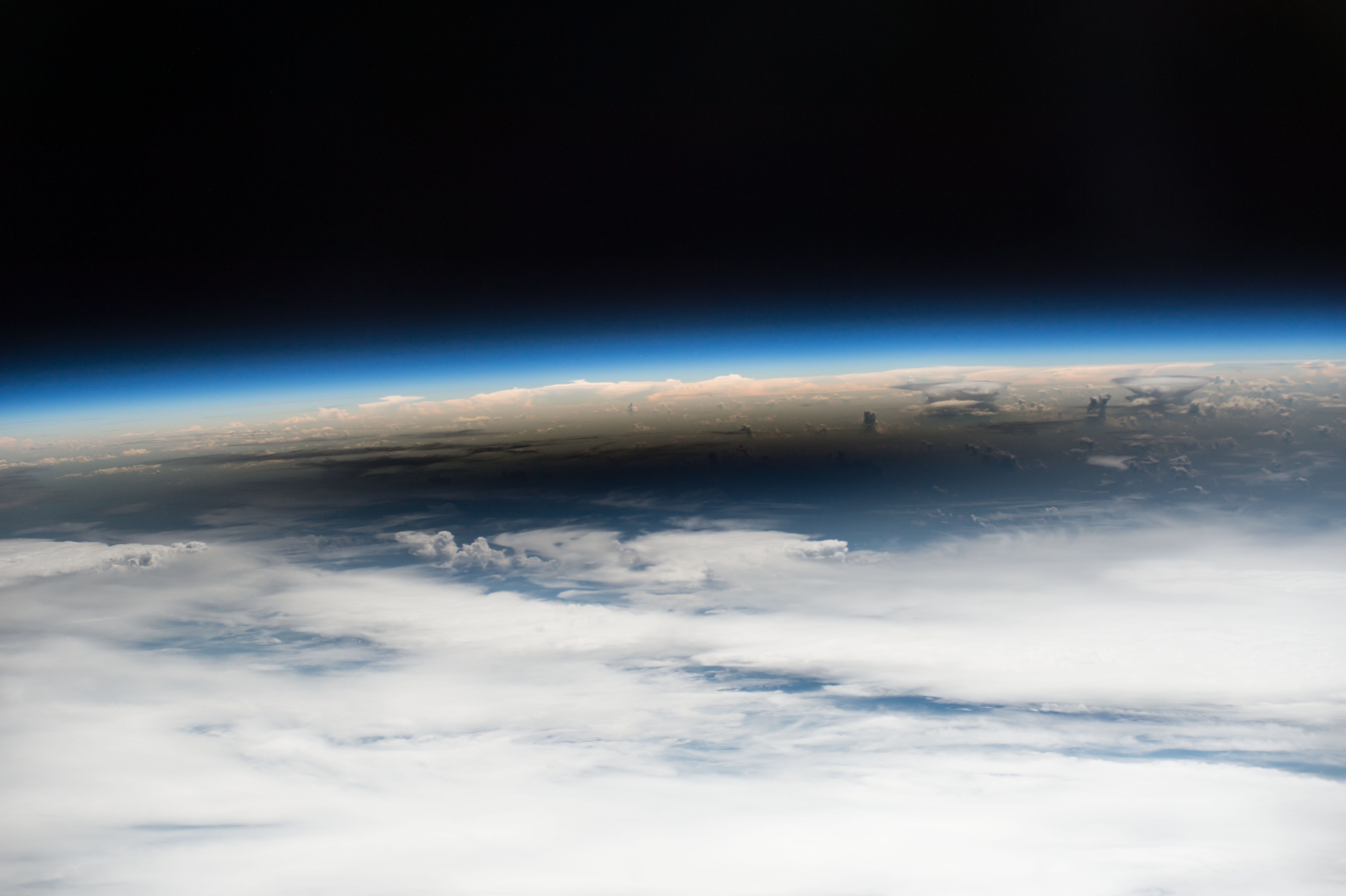iss052e056122 (Aug. 21, 2017) --- As millions of people across the United States experienced a total eclipse as the umbra, or moon’s shadow passed over them, only six people witnessed the umbra from space. Viewing the eclipse from orbit were NASA’s Randy