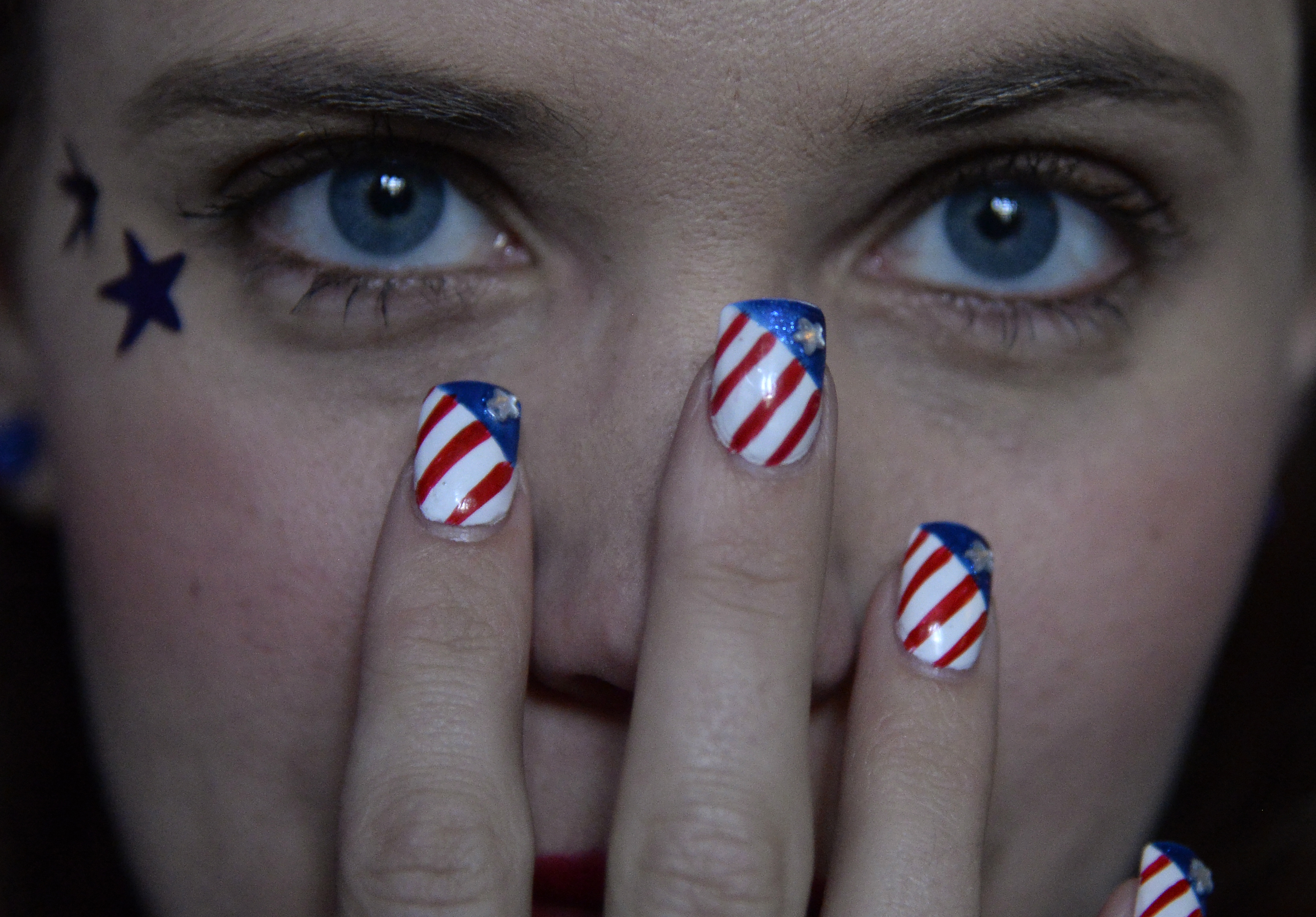 Soccer fans watch the United States vs Belgium in World Cup Action