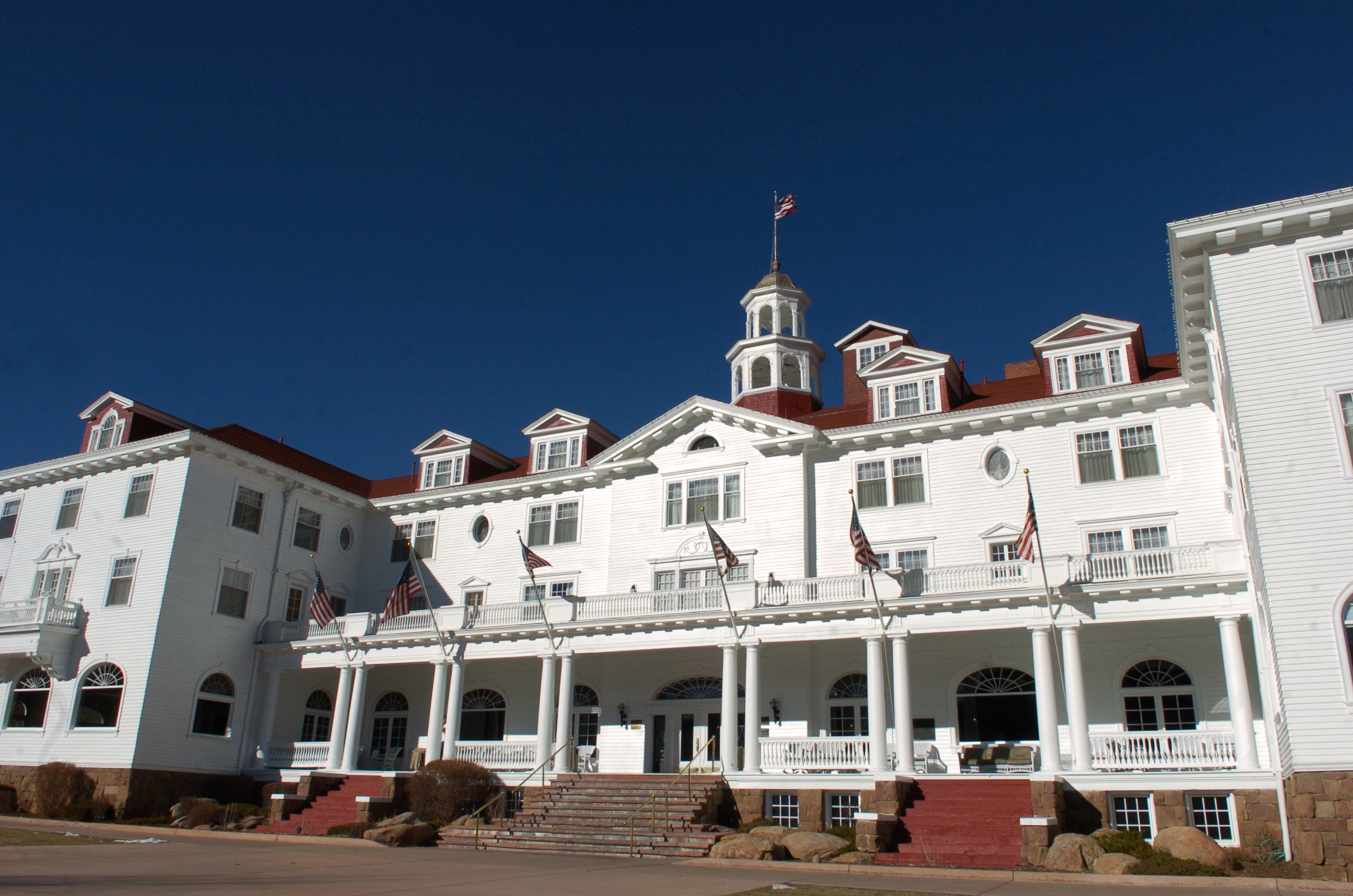 ESTES ABOVE: This is the Stanley Hotel . Estes Park planning commission is considering proposals from a couple of developers to develop what is called Stanley Lot 4. The lot is just southeast of the hotel and sits next door to the hotel. One developer