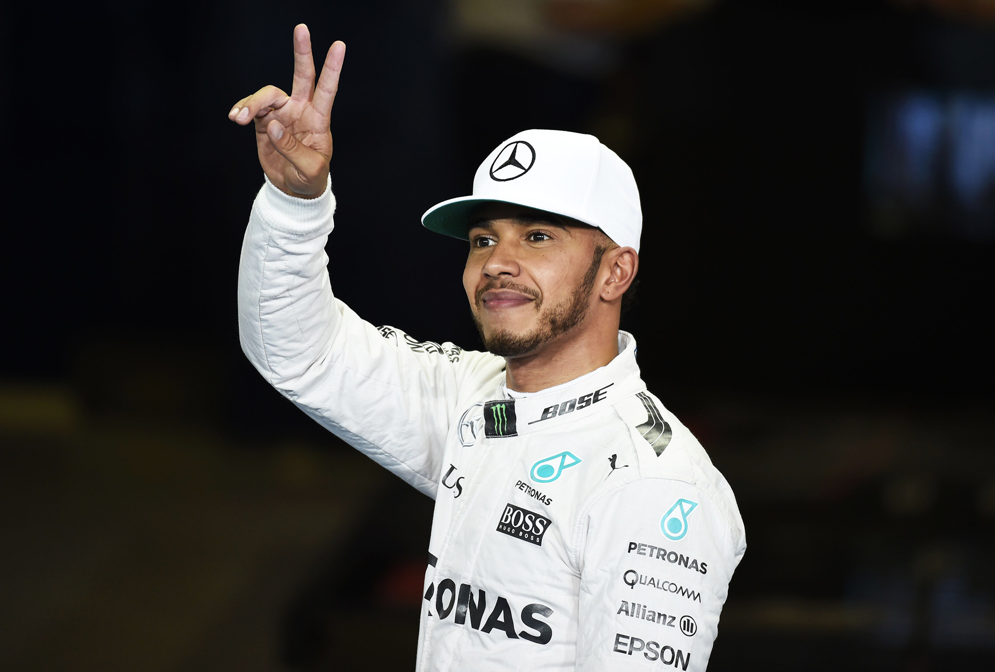 Mercedes AMG Petronas F1 Team's British driver Lewis Hamilton, on Nov. 26, 2016 in Abu Dhabi.