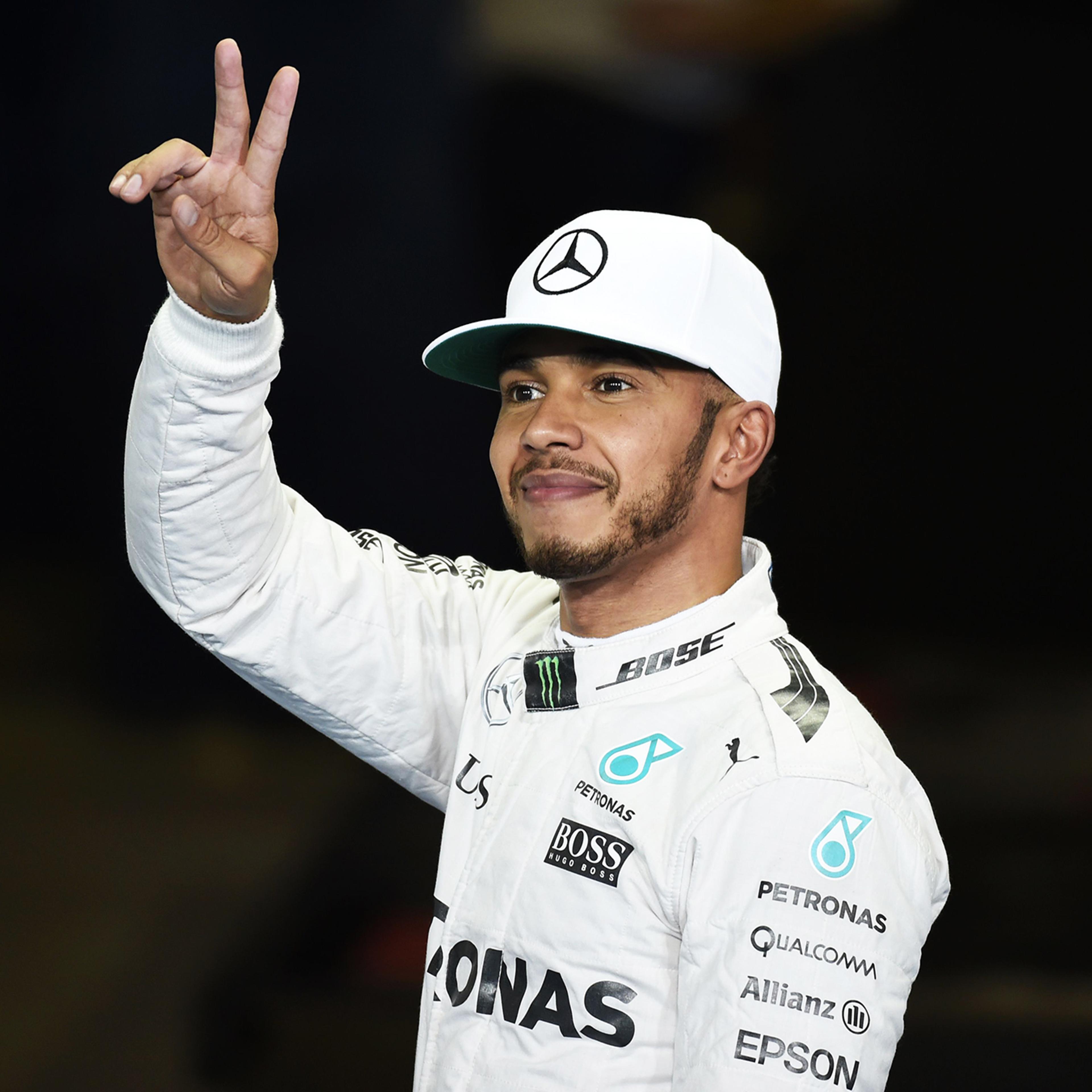 Mercedes AMG Petronas F1 Team's British driver Lewis Hamilton, on Nov. 26, 2016 in Abu Dhabi.