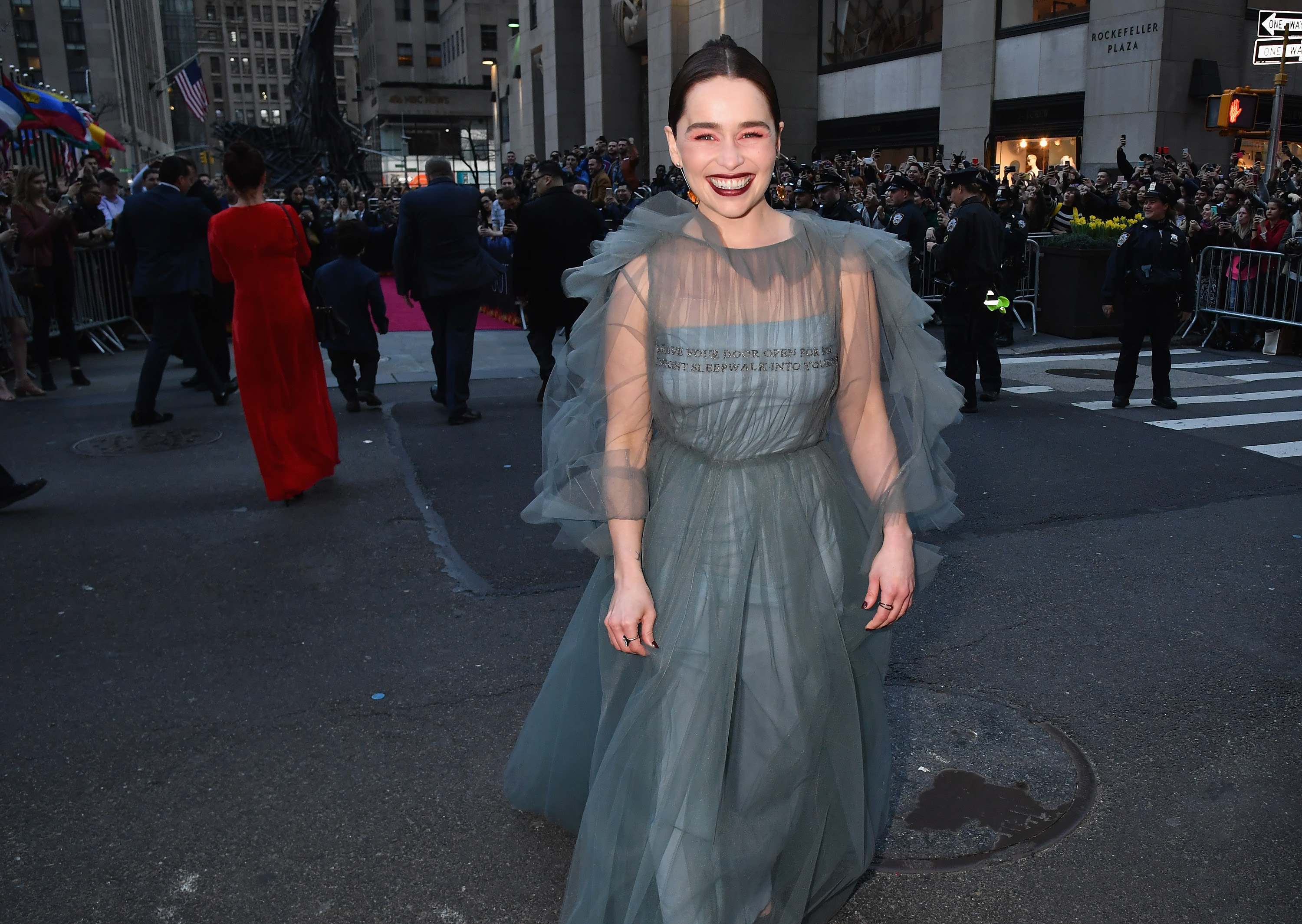 Emilia Clarke BTS Game of Thrones INstagram