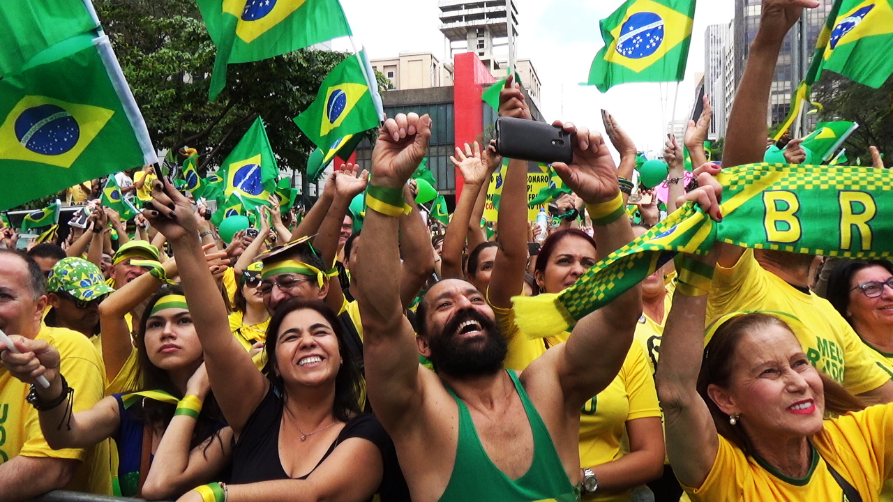 Rally In Favor Of Jair Bolsonaro In Sao Paulo
