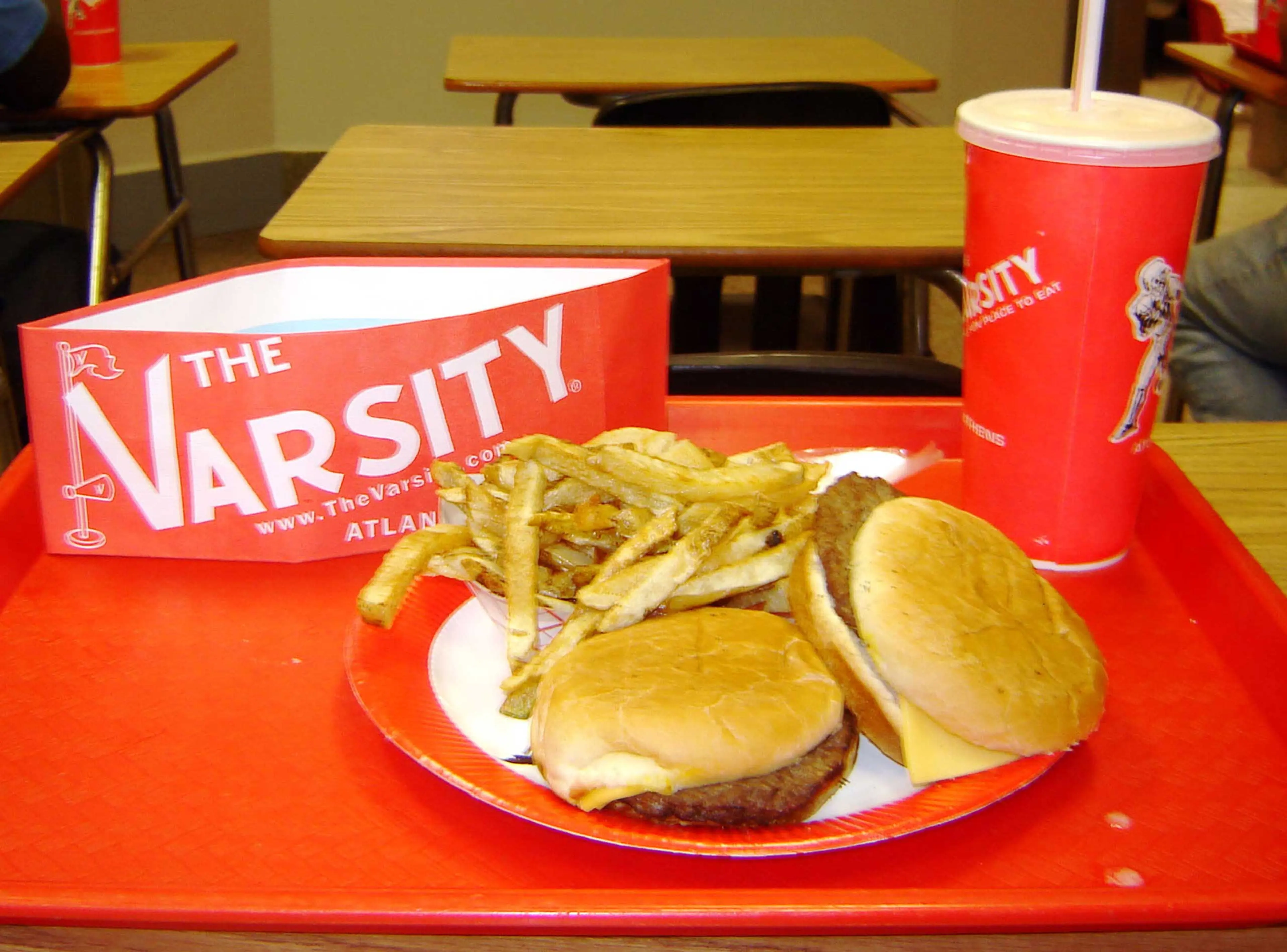 The ordering lingo for this Atlanta staple, which debuted in 1928, is almost as delicious as the burger itself: you get it “all the way” in lieu of “with onions,” and “walk a steak” replaces “to-go.” These branding gimmicks were later replicated by burge